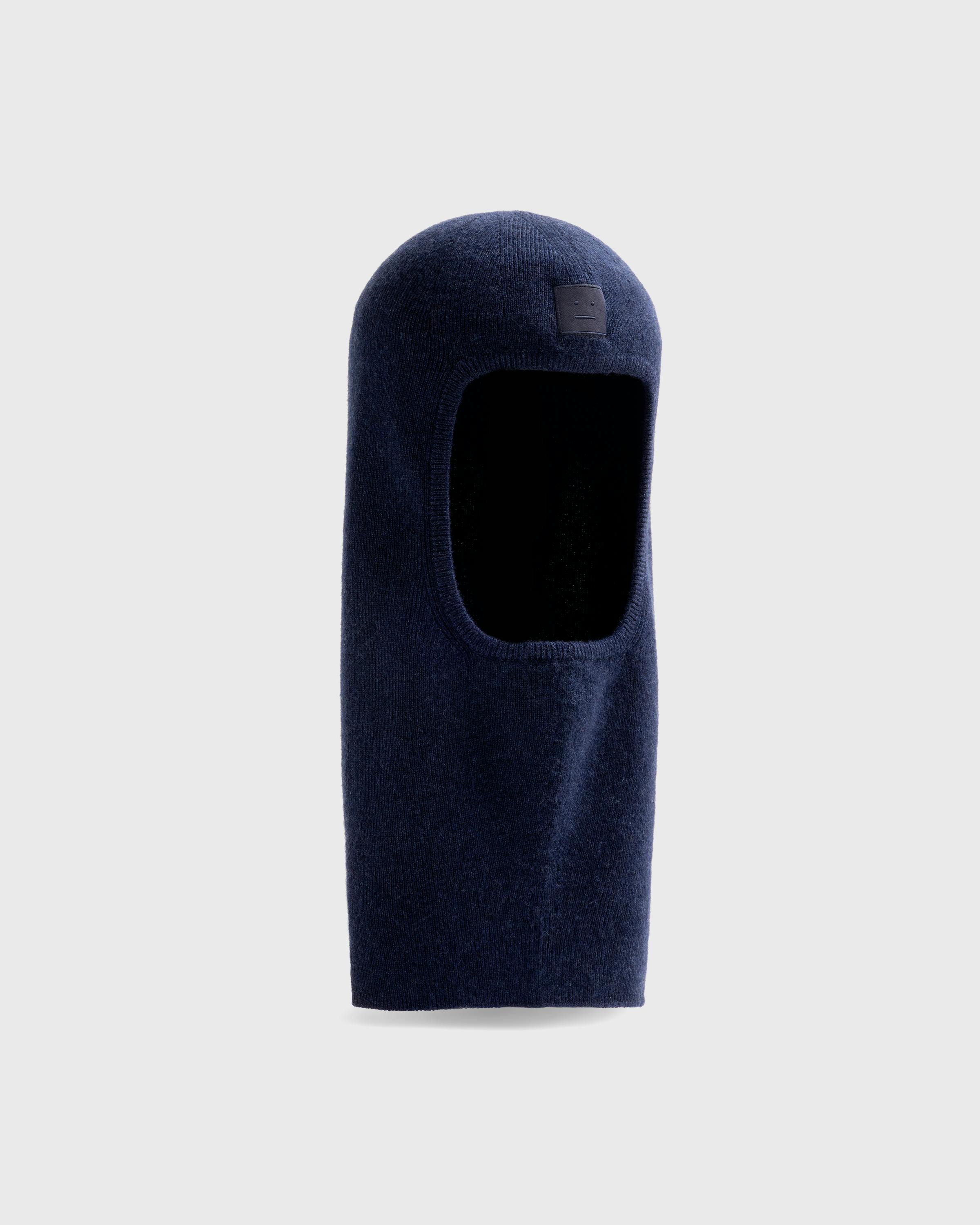 Acne Studios – Face Logo Balaclava Beanie - Beanies - Blue - Image 2