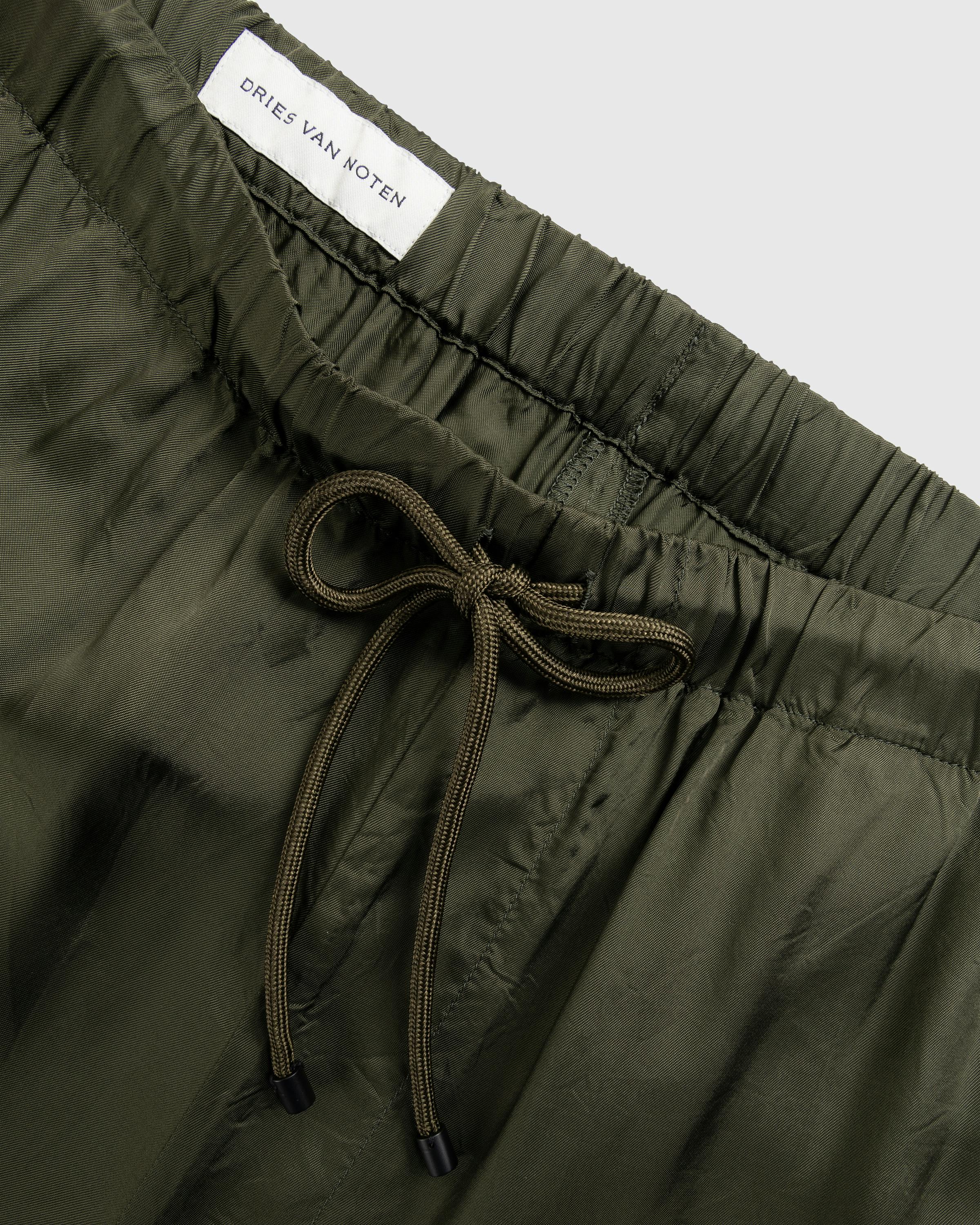 Dries van Noten – Piperi Shorts - Trousers - Green - Image 3