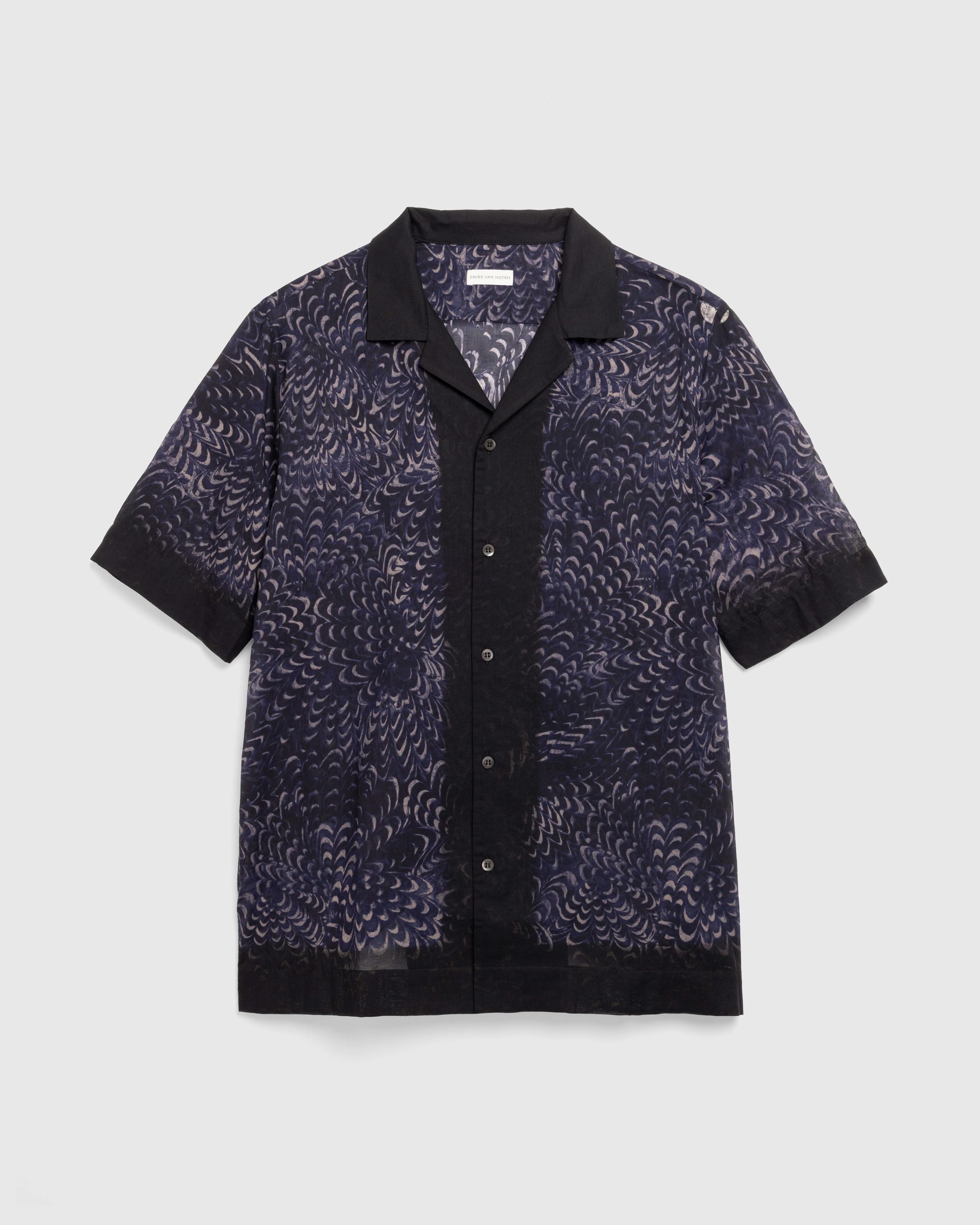 Dries van Noten – Carltone Shirt - Longsleeve Shirts - Blue - Image 1