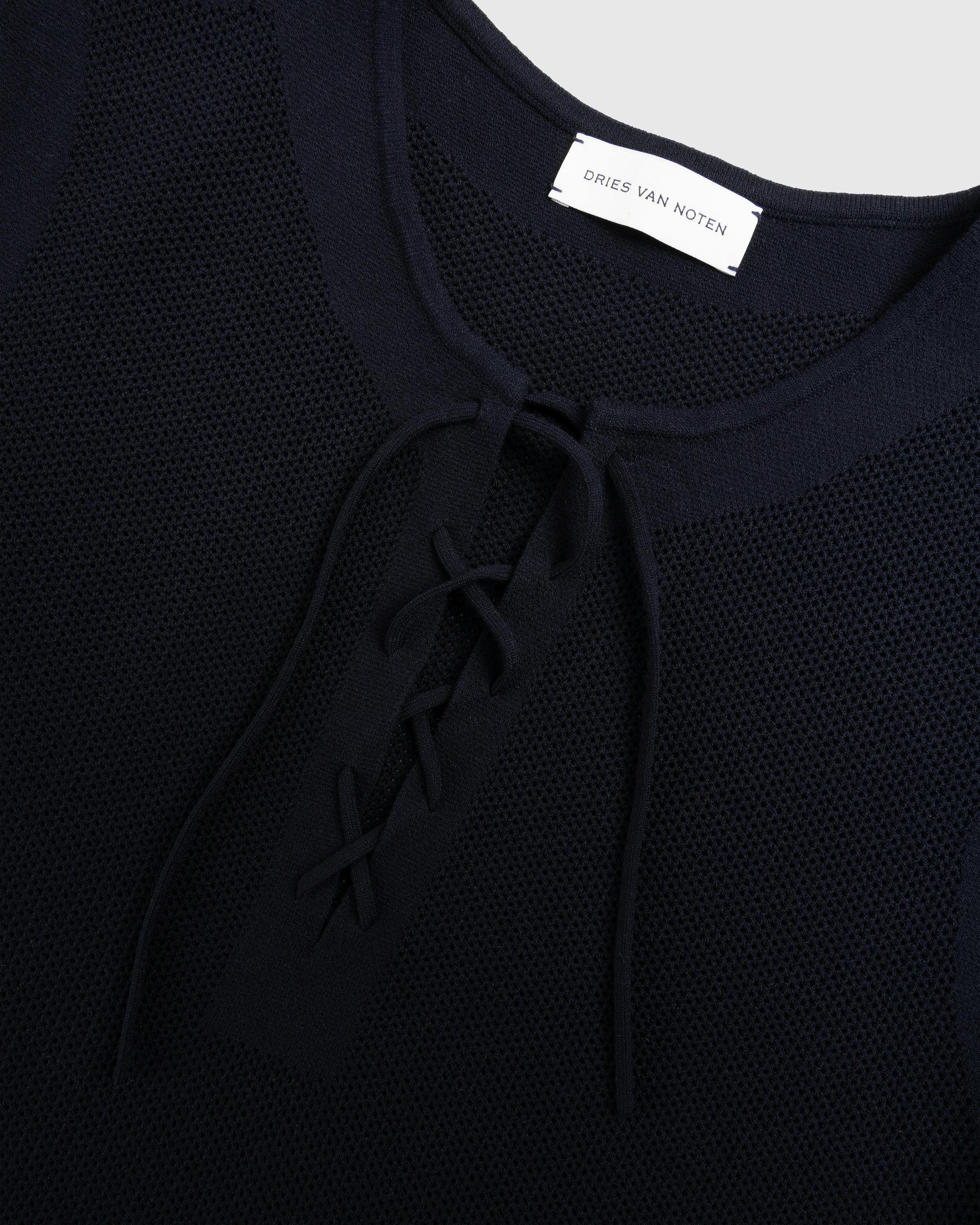 Dries van Noten – Medlar Sweater - Crewnecks - Blue - Image 2