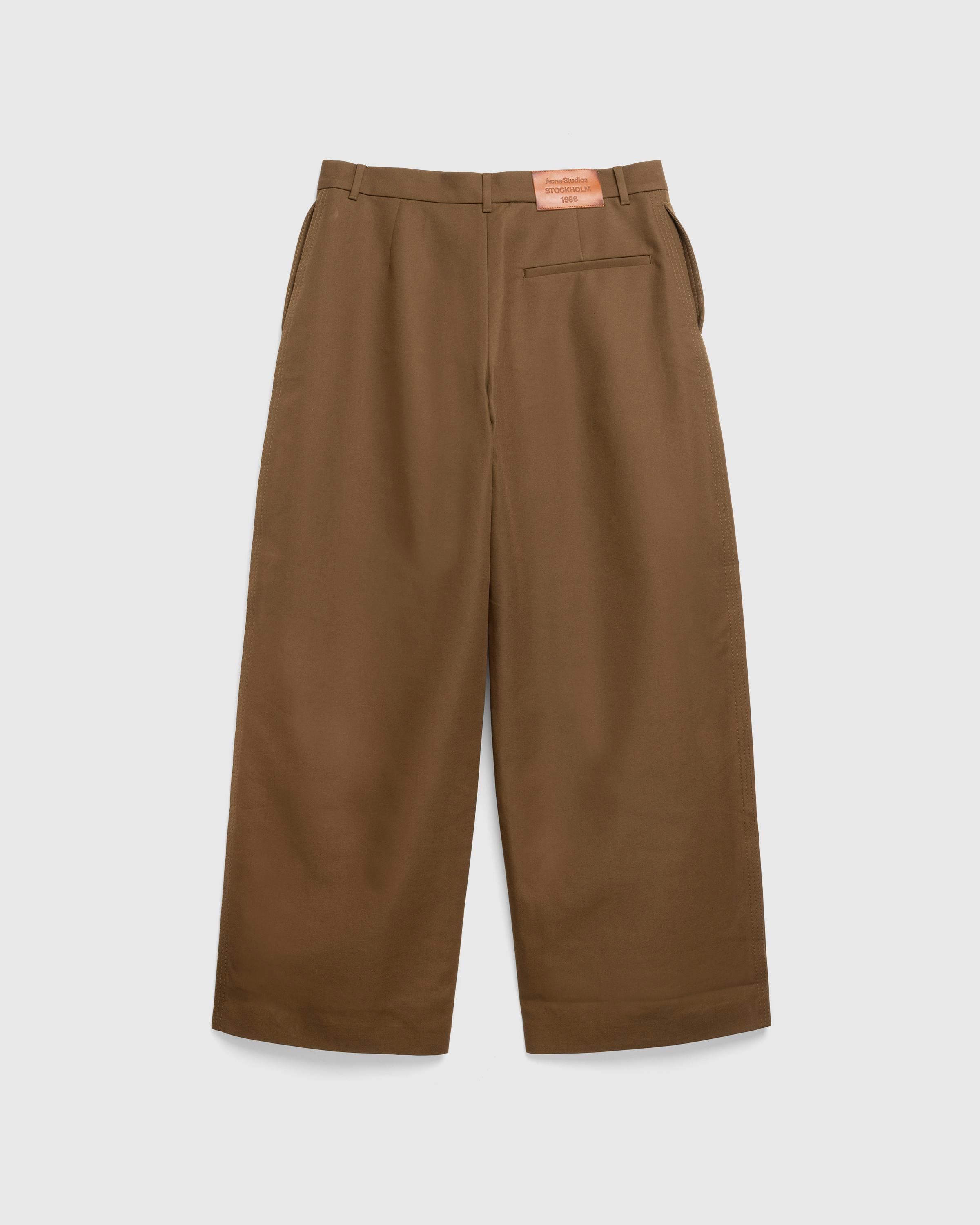 Acne Studios – Twill Trousers - Trousers - Green - Image 2