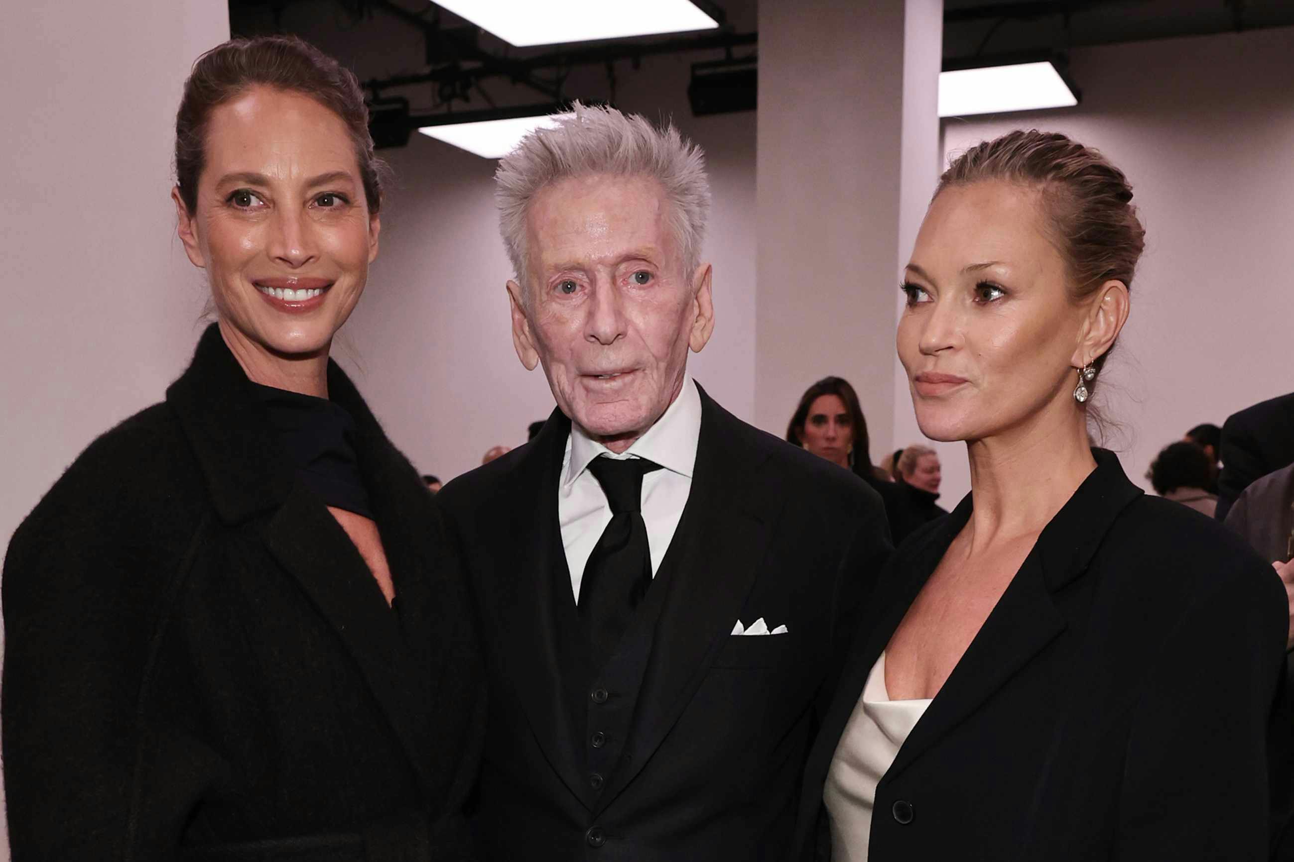 calvin klein, kate moss, christy turlington at ck collection 2025