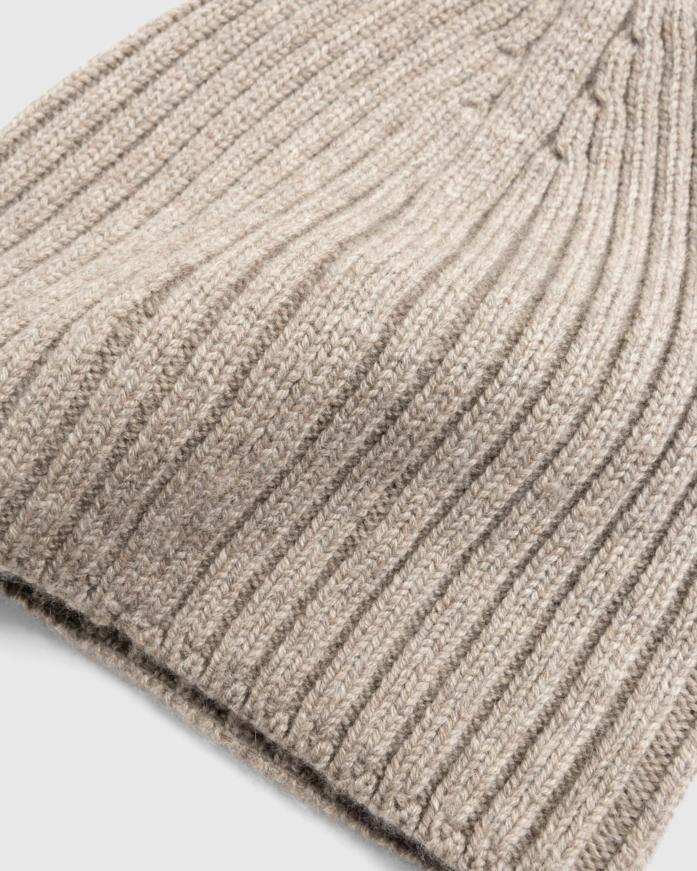 Acne Studios – Knitted Beanie - Beanies - Grey - Image 4