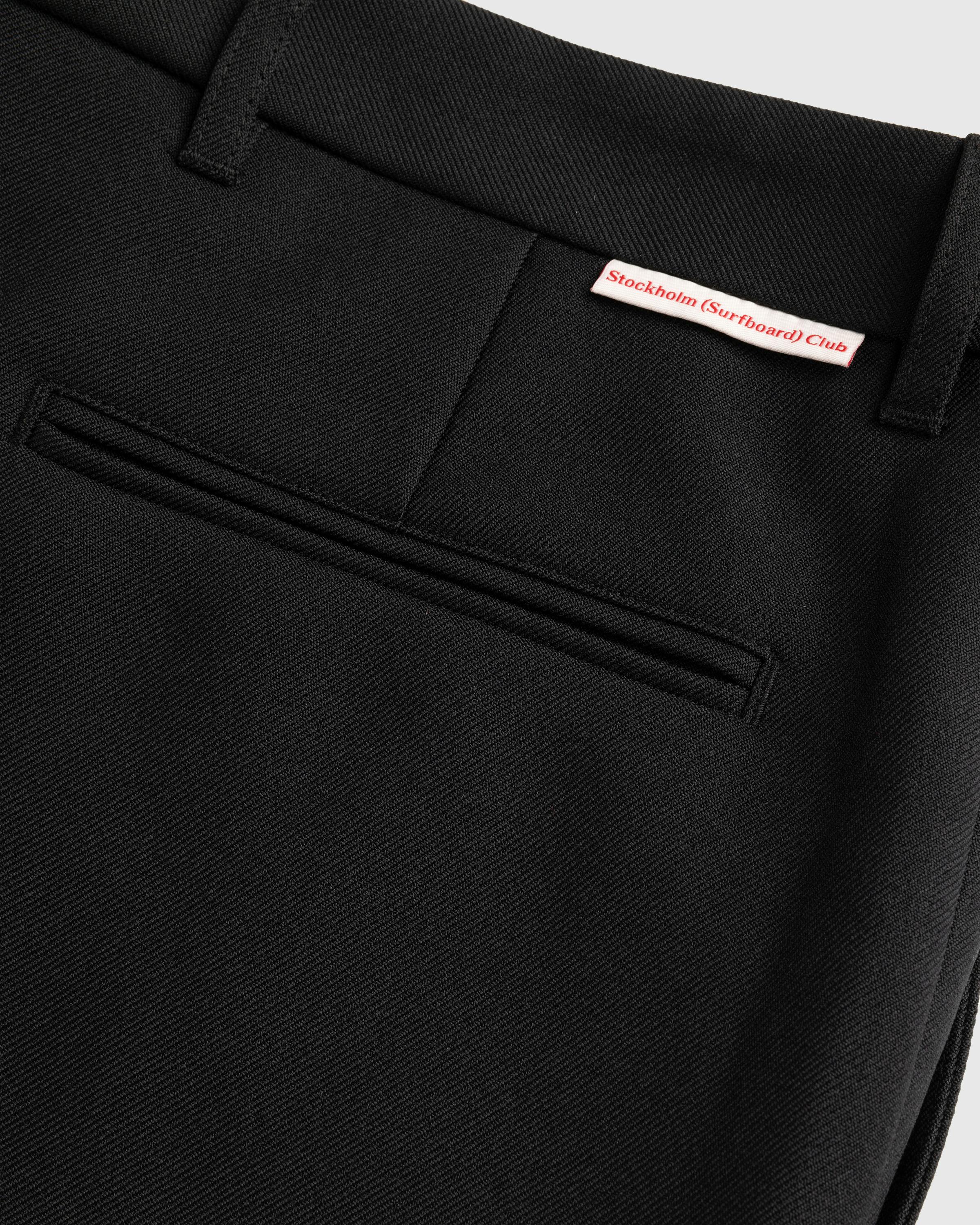 Stockholm Surfboard Club – Tailored Bootcut Trousers - Trousers - Black - Image 4