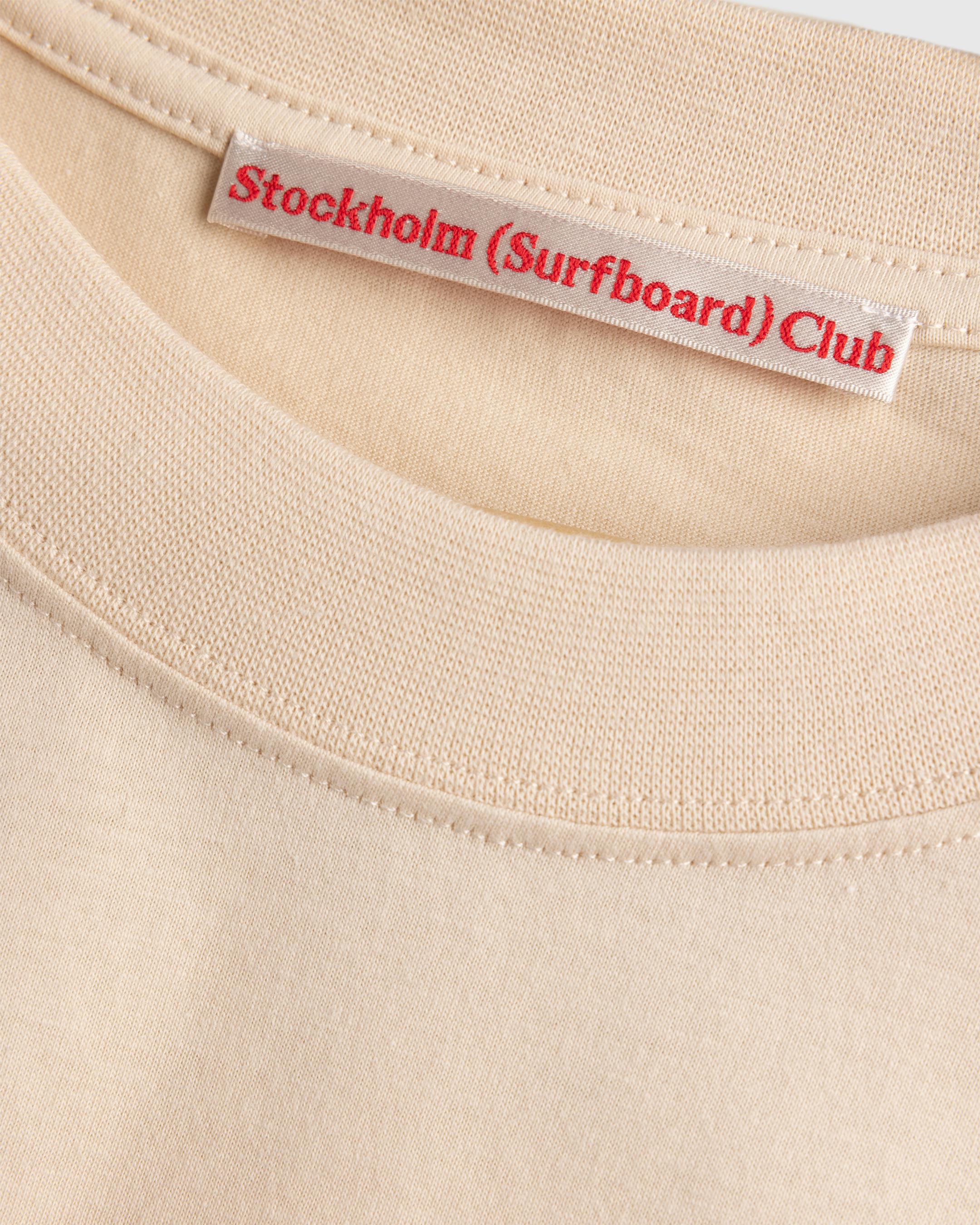 Stockholm Surfboard Club – Back Logo T-Shirt - Tees - White - Image 3