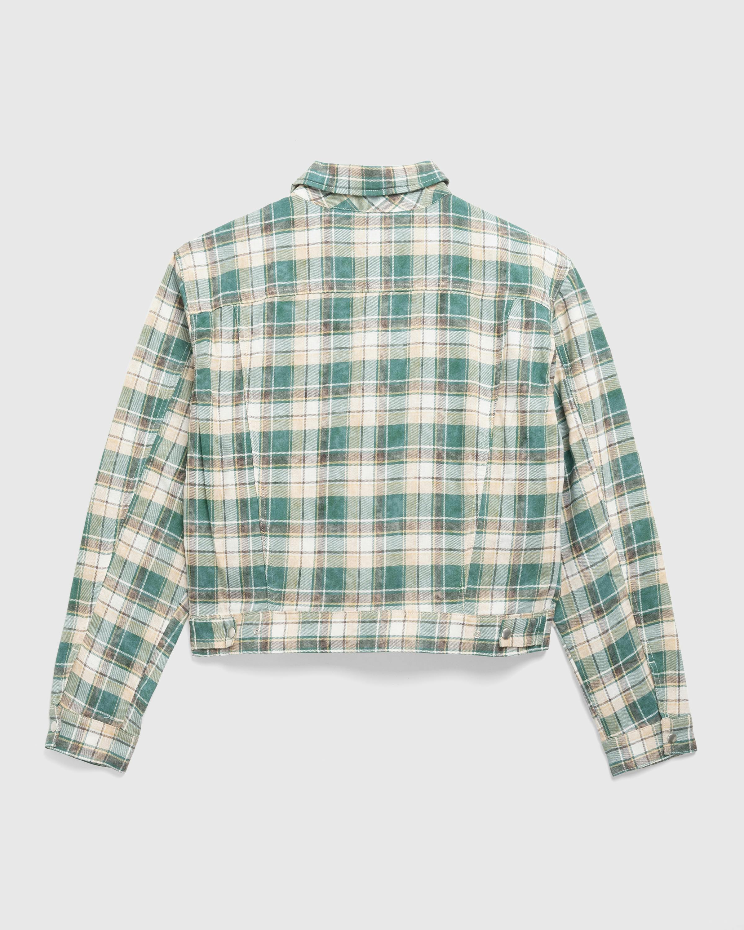 Stockholm Surfboard Club – Woven Check Jacket - Jackets - Green - Image 2