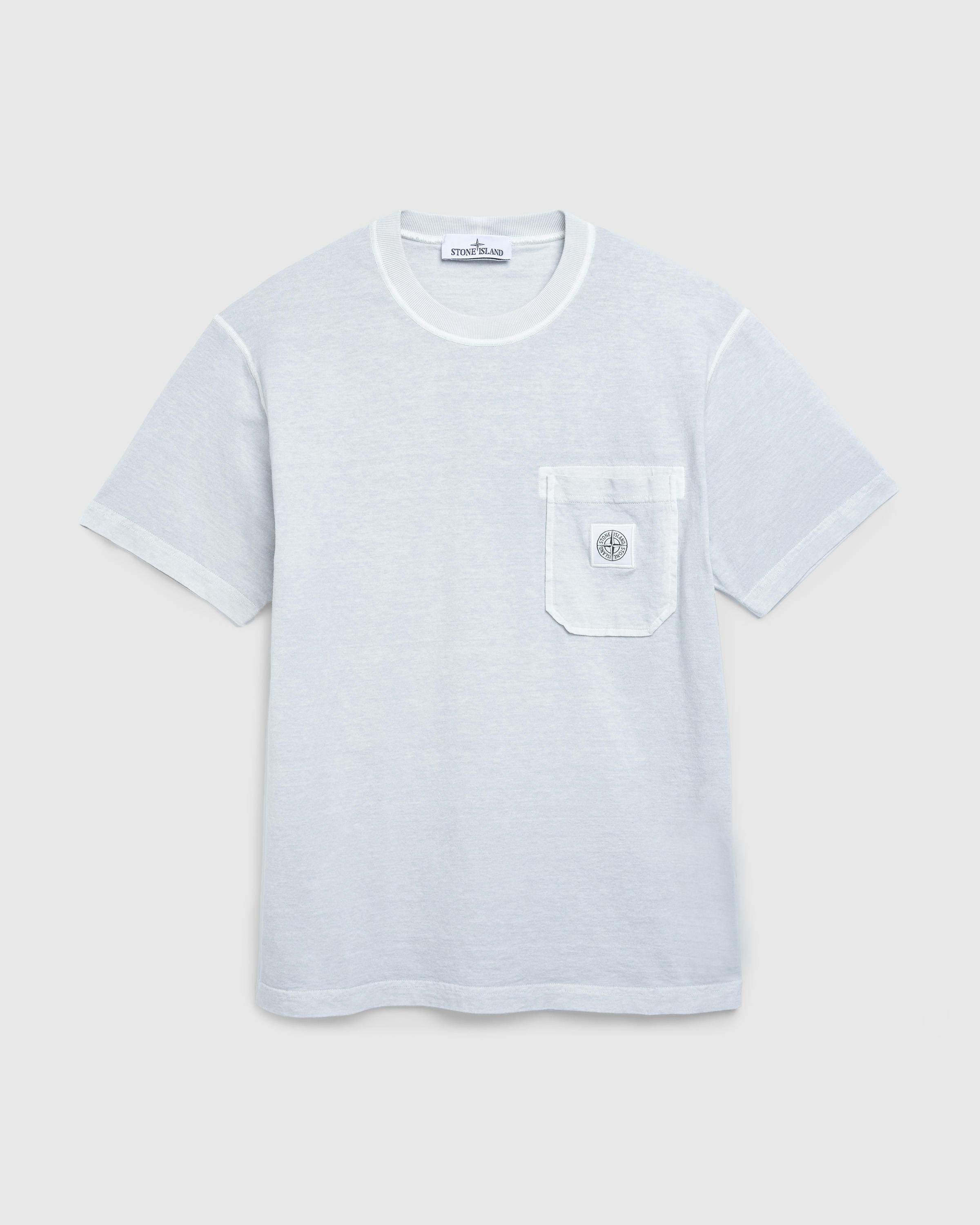 Stone Island – Pocket T-Shirt - Tees - Grey - Image 1