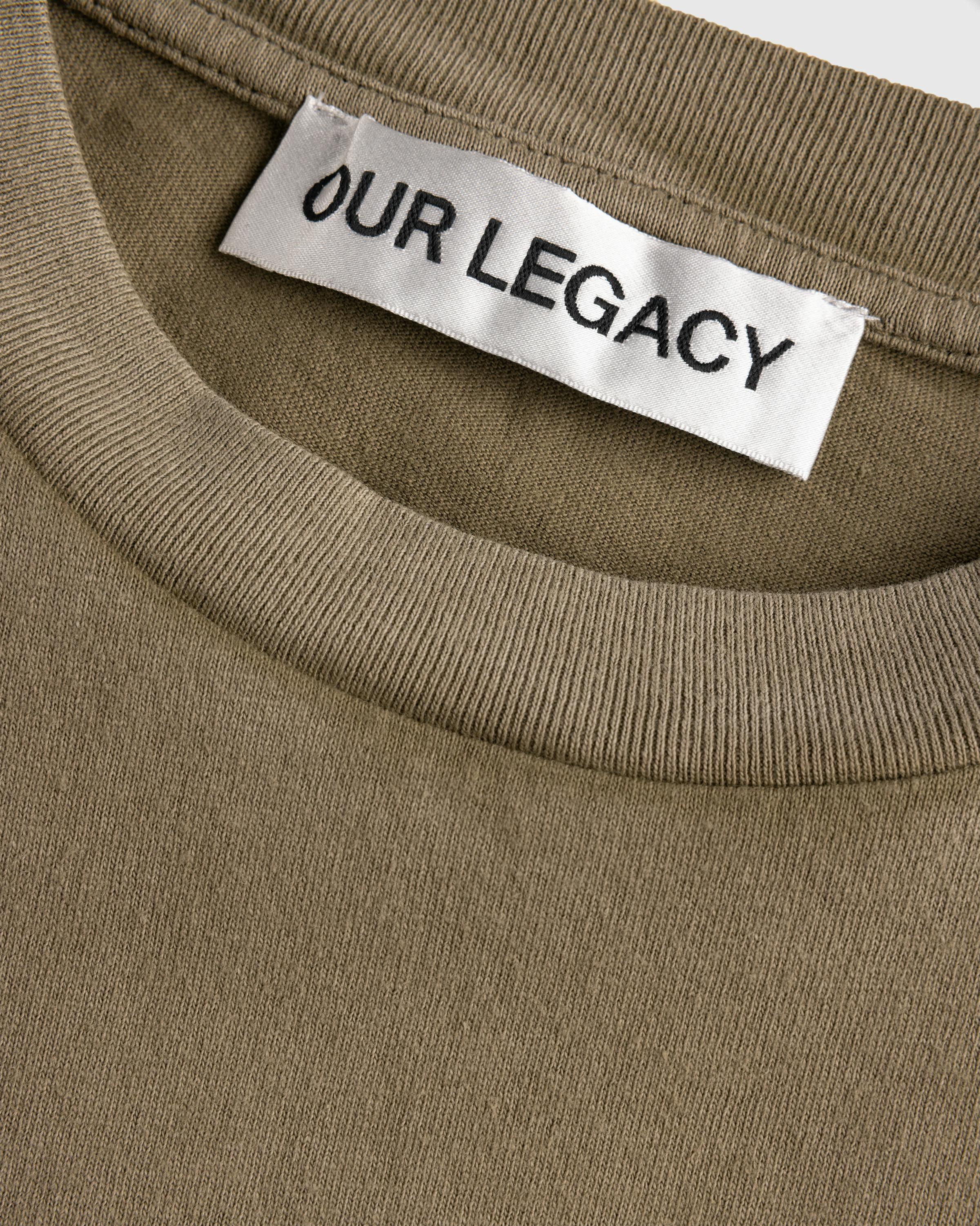 Our Legacy – Box T-Shirt - Tees - Green - Image 3