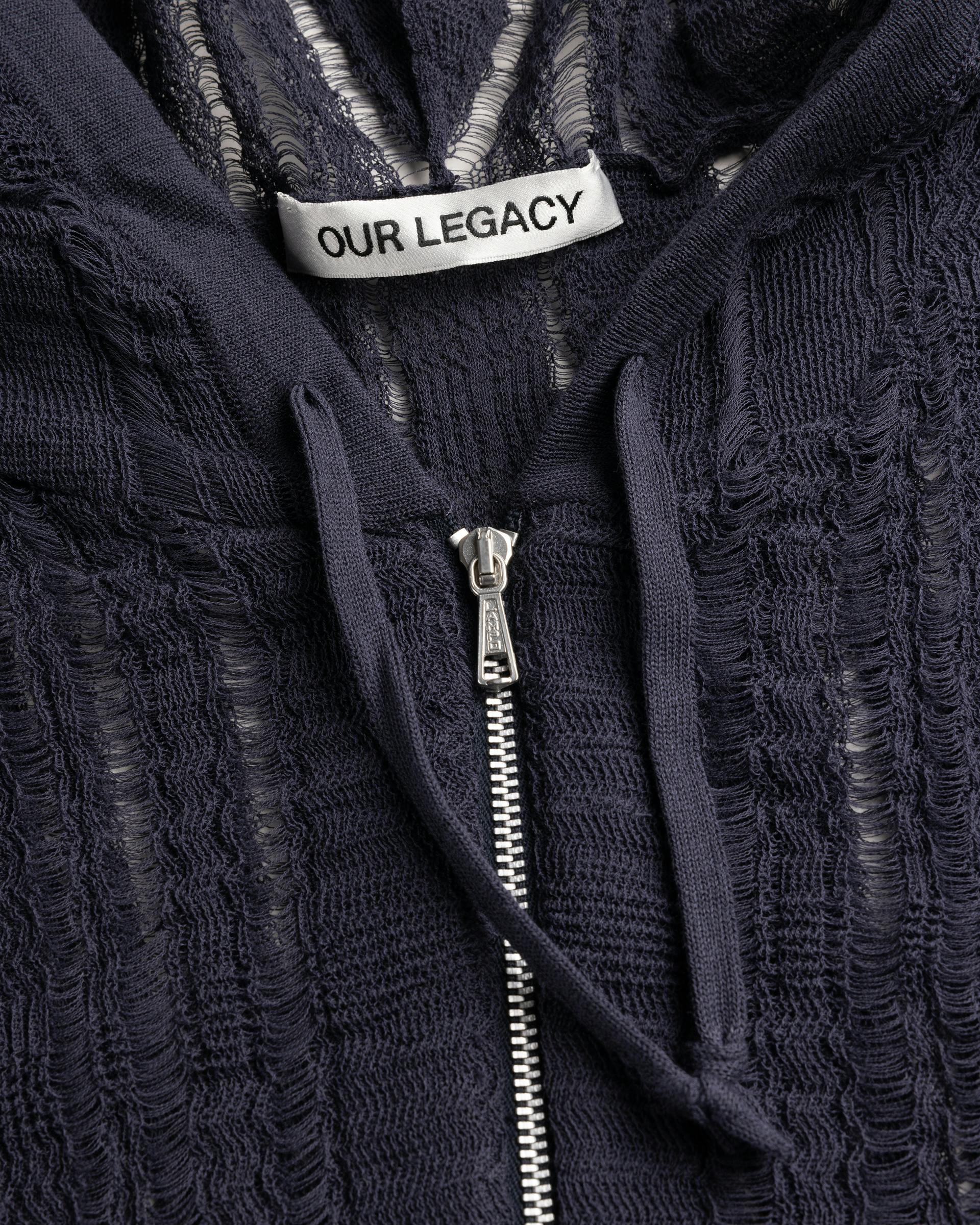 Our Legacy – Compact Hoodie - Hoodies - Blue - Image 4