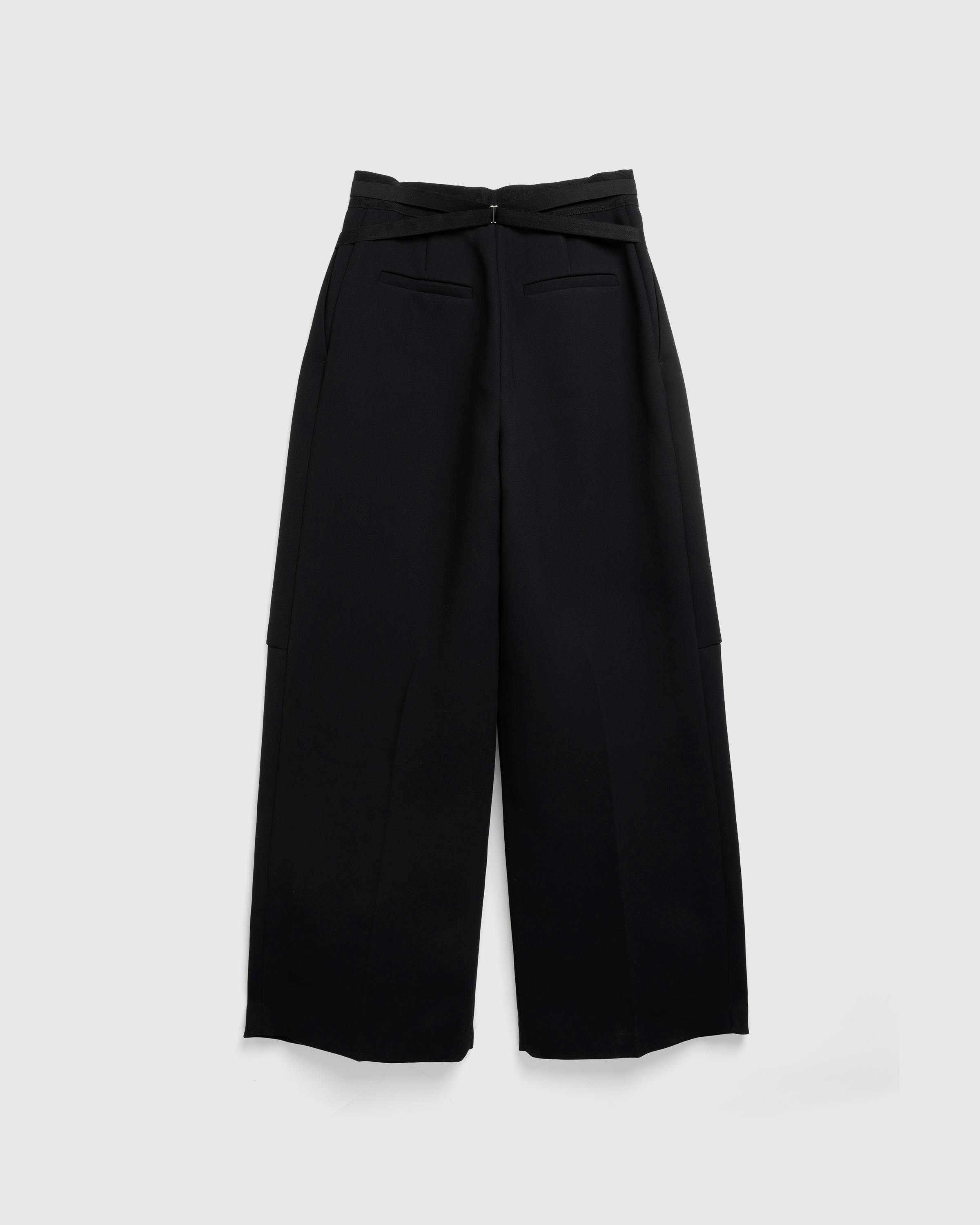 Jean Paul Gaultier – Crepe Pants - Trousers - Black - Image 2