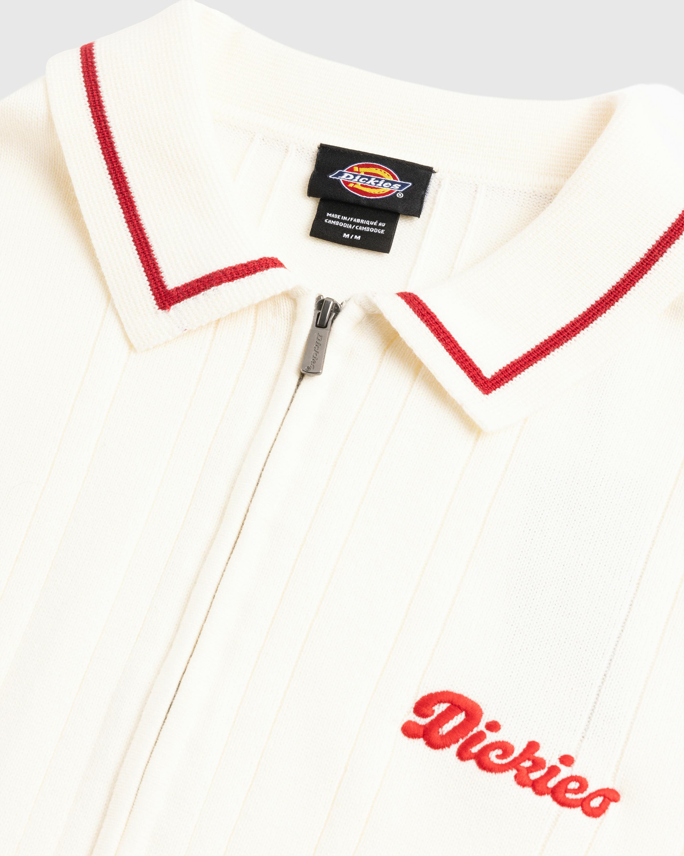 Dickies – Lewistown Full-Zip Cardigan - Cardigans - White - Image 3