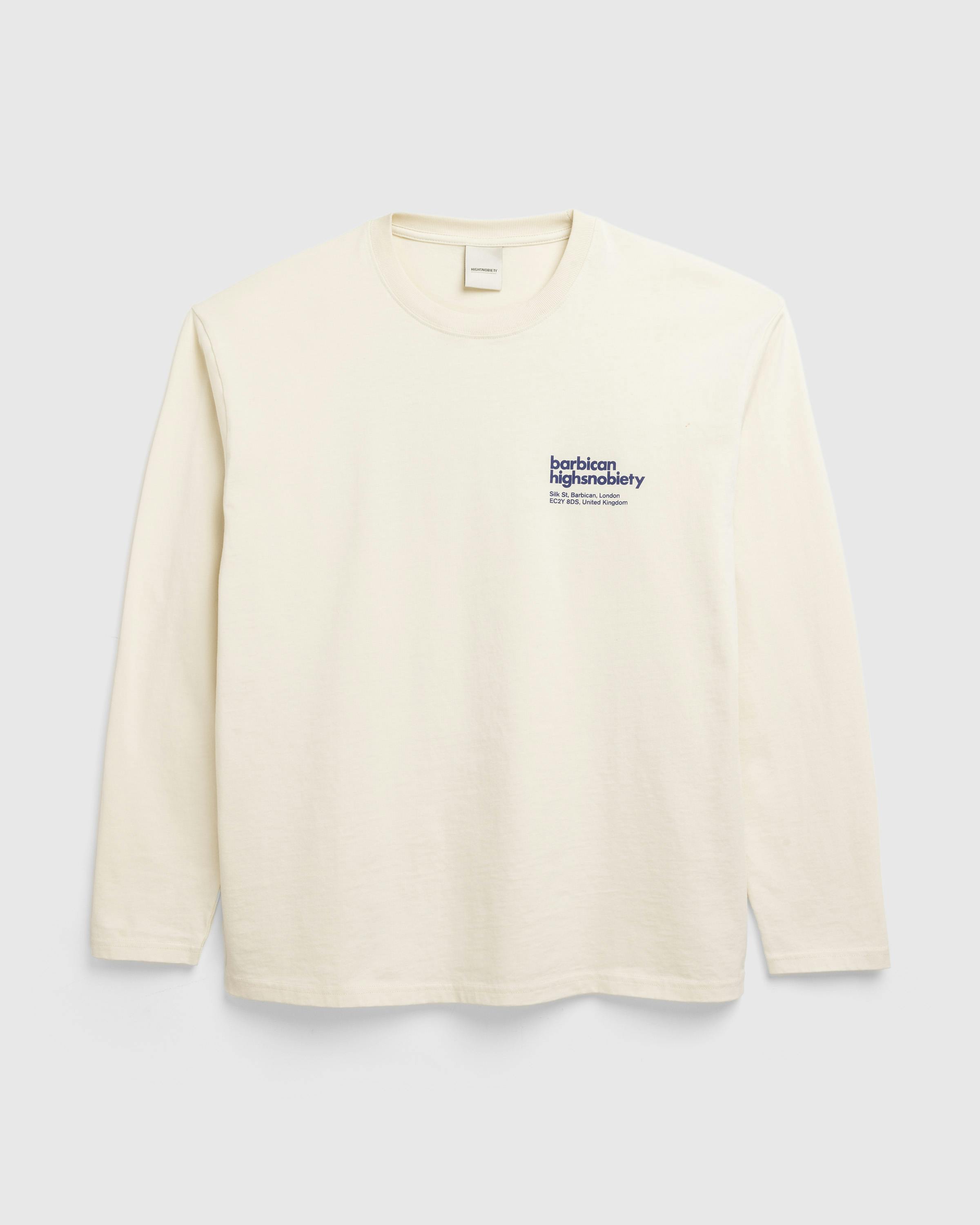 Barbican x Highsnobiety – Estate Long-Sleeve  - Tees - Eggshell - Image 2