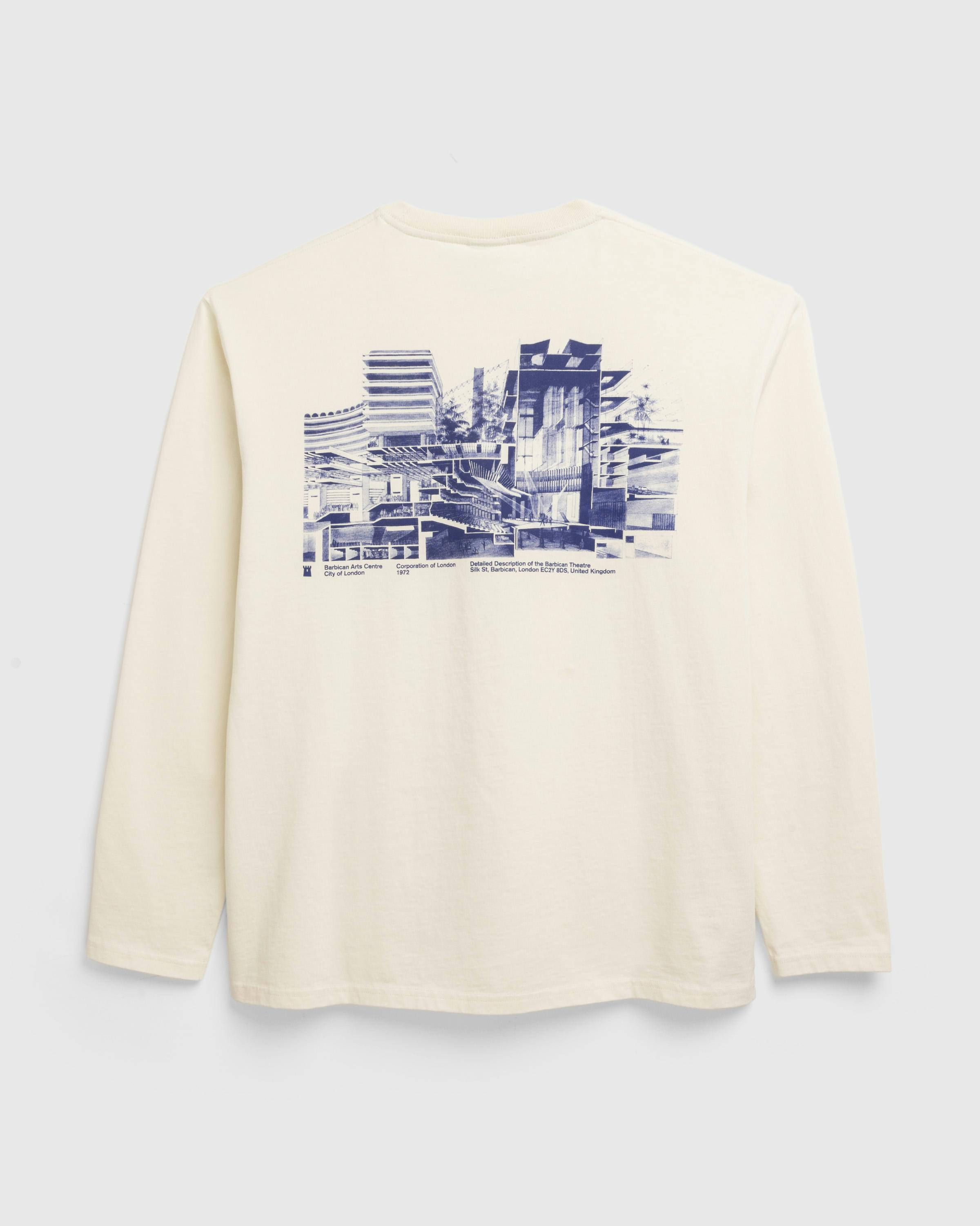 Barbican x Highsnobiety – Estate Long-Sleeve  - Tees - Eggshell - Image 1