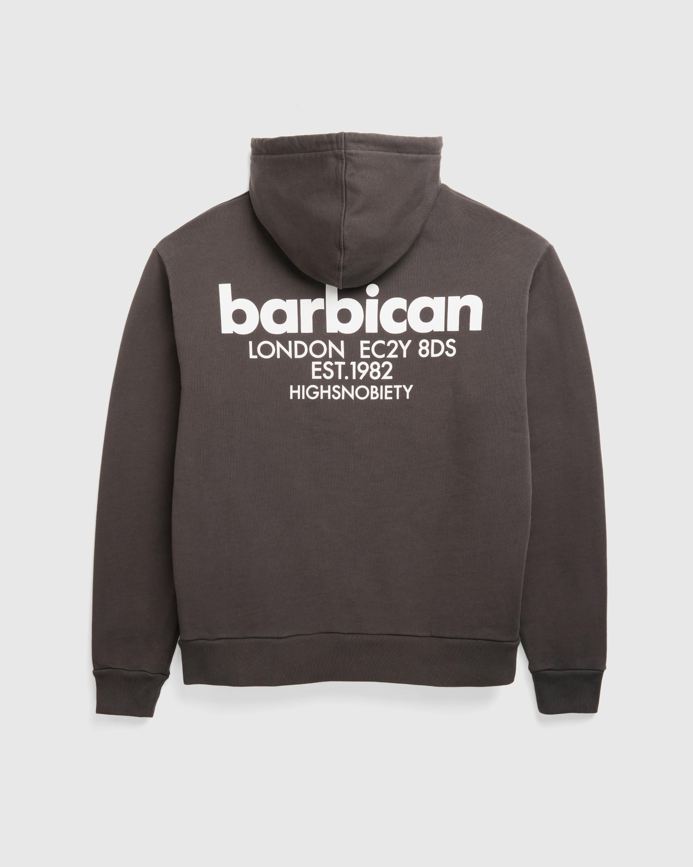 Barbican x Highsnobiety – Logo Hoodie - Hoodies - Dark Grey - Image 1