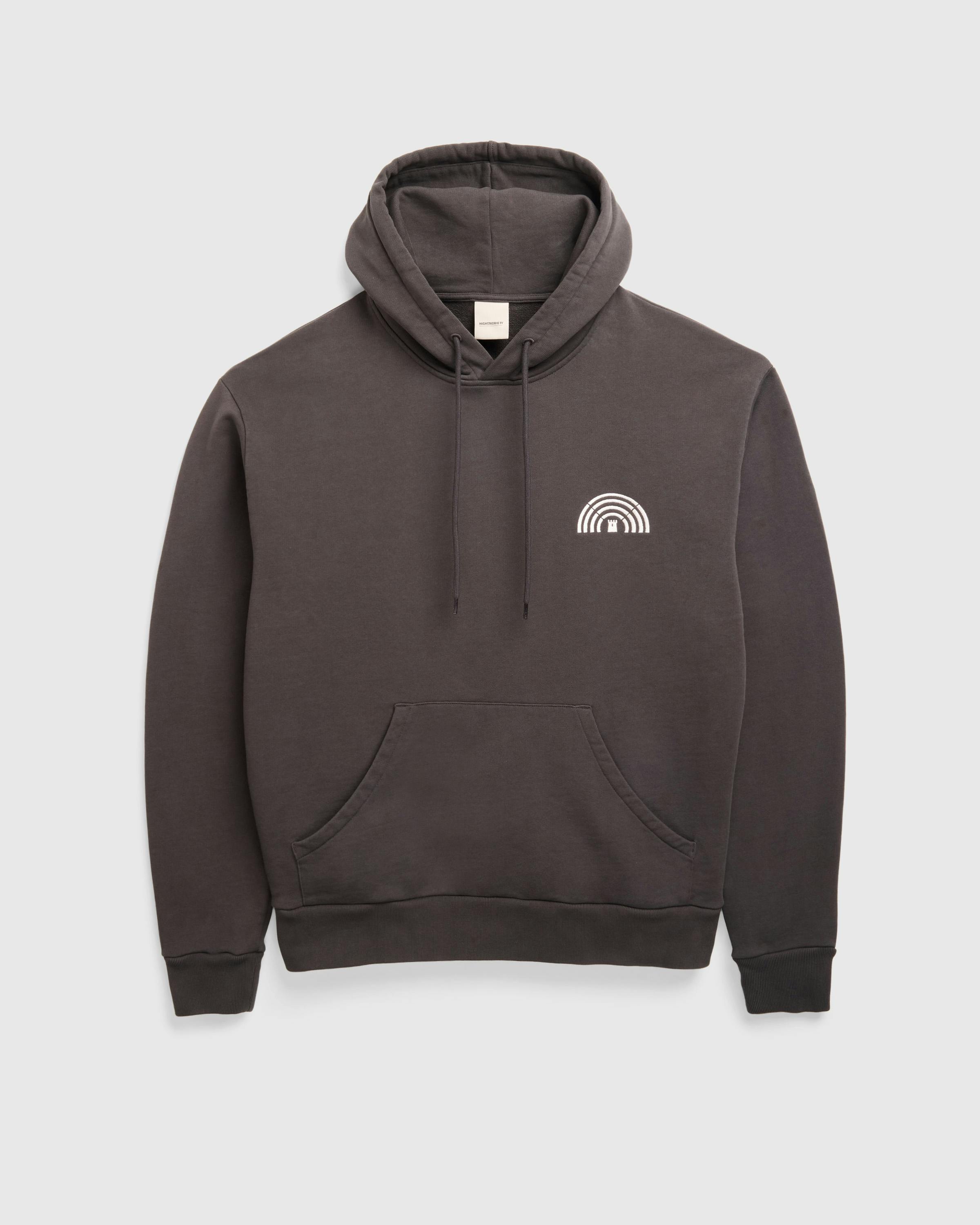 Barbican x Highsnobiety – Logo Hoodie - Hoodies - Dark Grey - Image 2