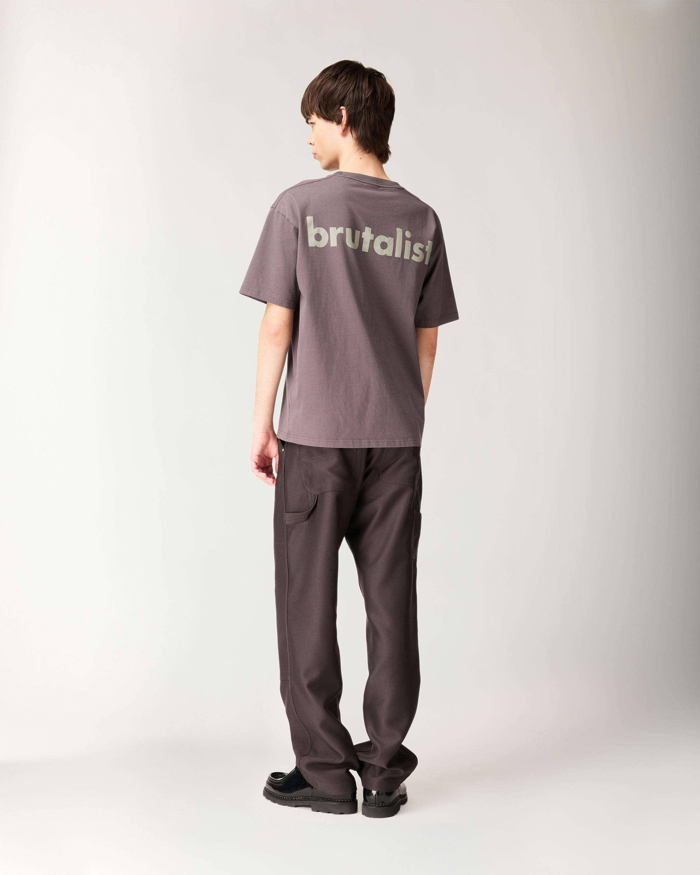 Barbican x Highsnobiety – Brutalist T-Shirt - Longsleeve Shirts - Grey - Image 4