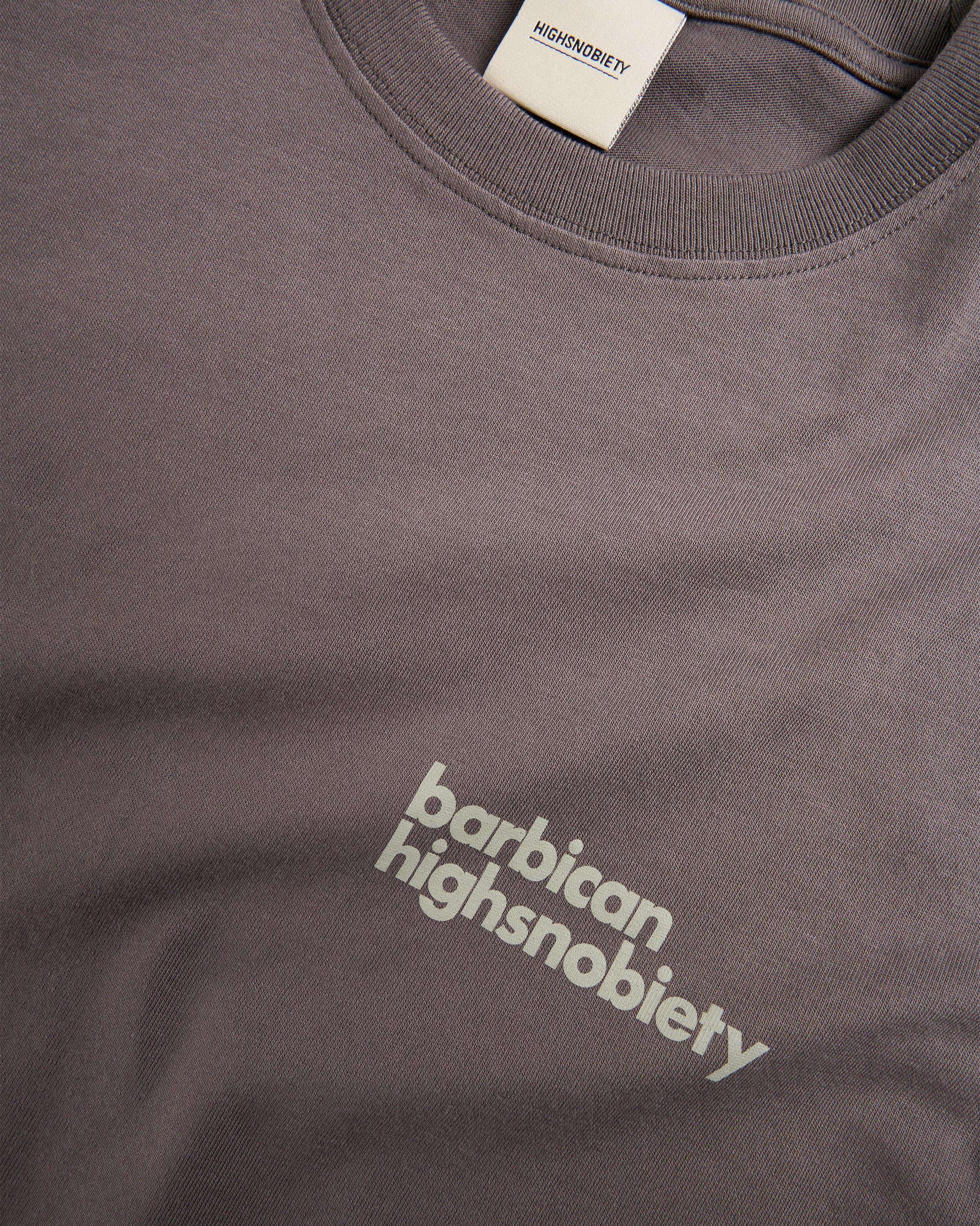 Barbican x Highsnobiety – Brutalist T-Shirt - Longsleeve Shirts - Grey - Image 6