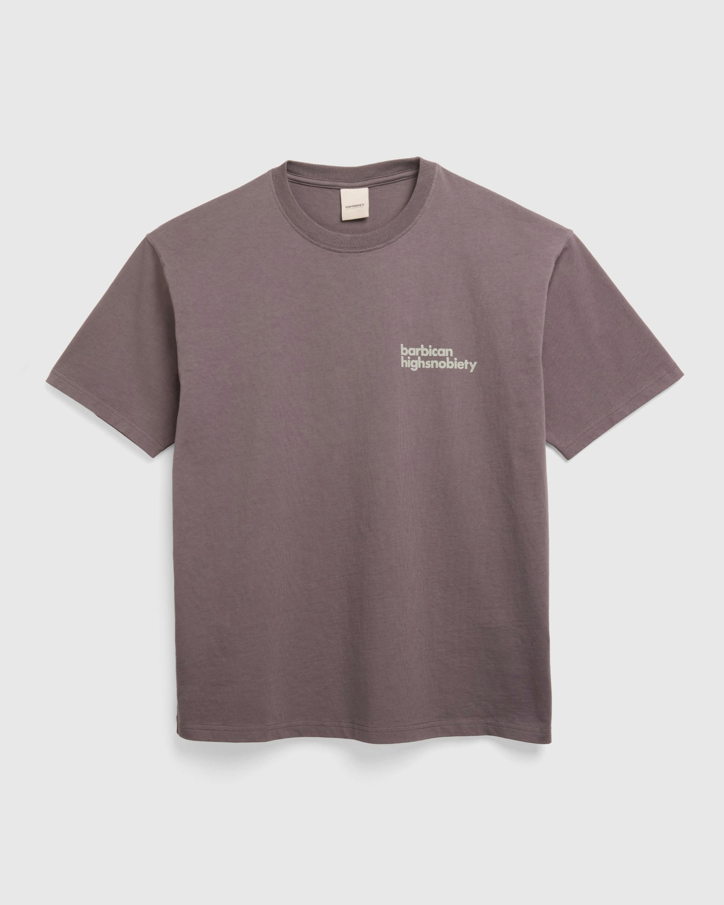 Barbican x Highsnobiety – Brutalist T-Shirt - Longsleeve Shirts - Grey - Image 2