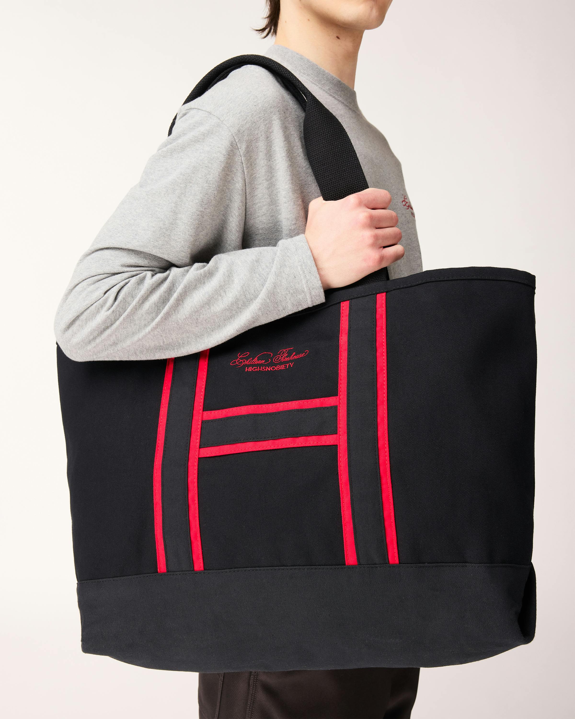 Chiltern Firehouse x Highsnobiety – Logo Tote Bag - Tote Bags - Black - Image 3