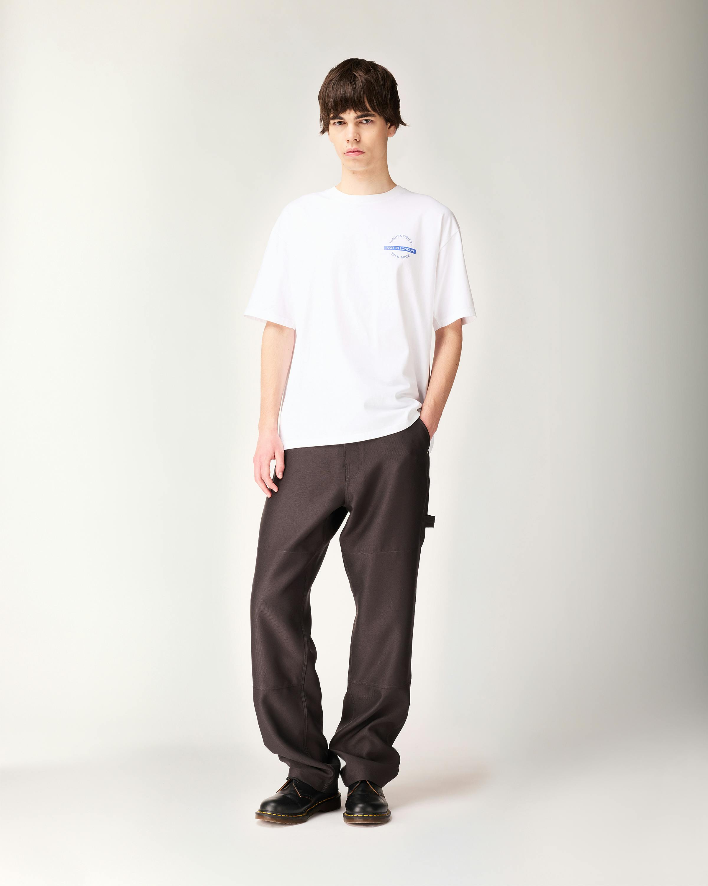 Luca Fabry x Central Saint Martins x Highsnobiety – Transport T-Shirt - Tees - White - Image 3