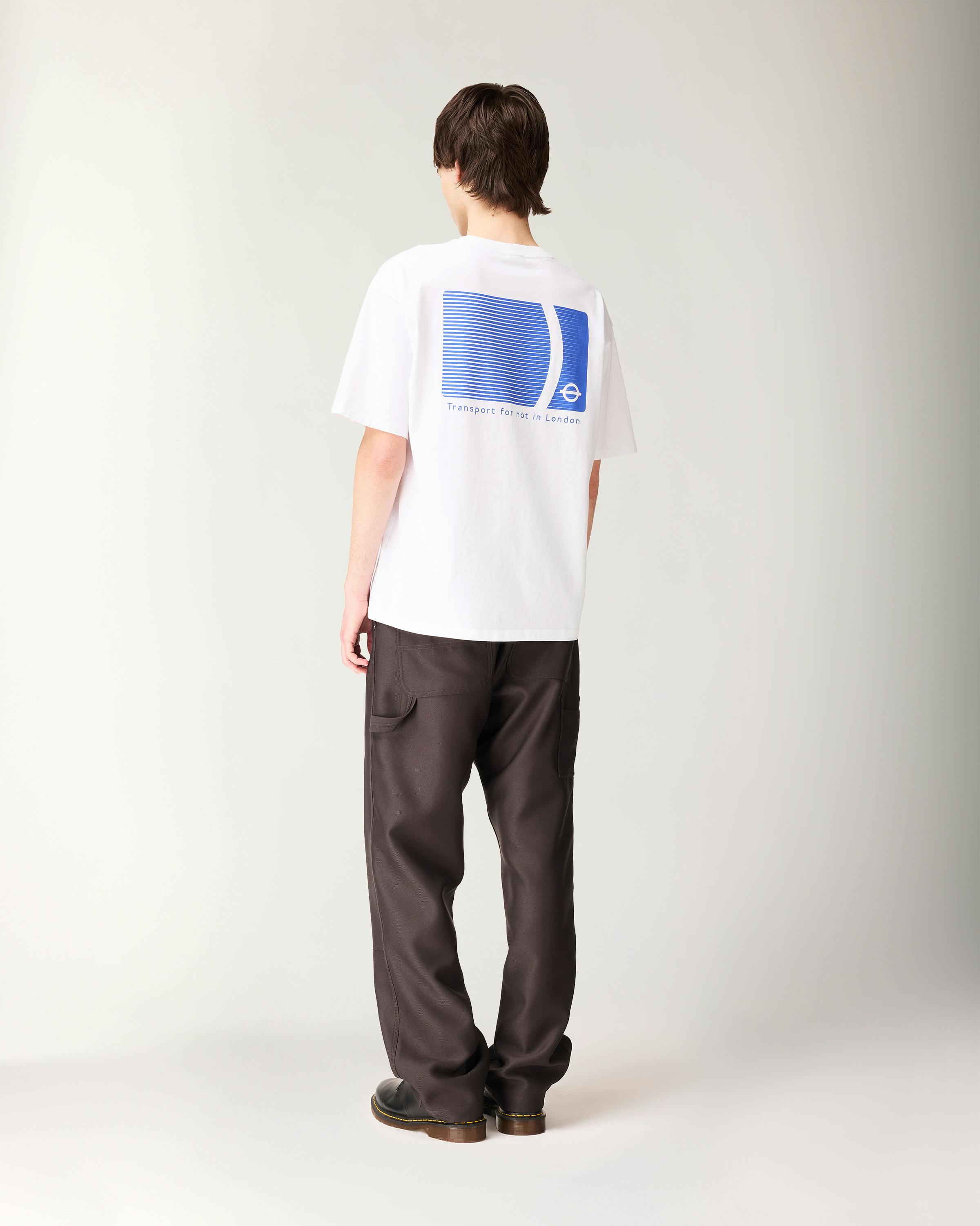 Luca Fabry x Central Saint Martins x Highsnobiety – Transport T-Shirt - Tees - White - Image 4