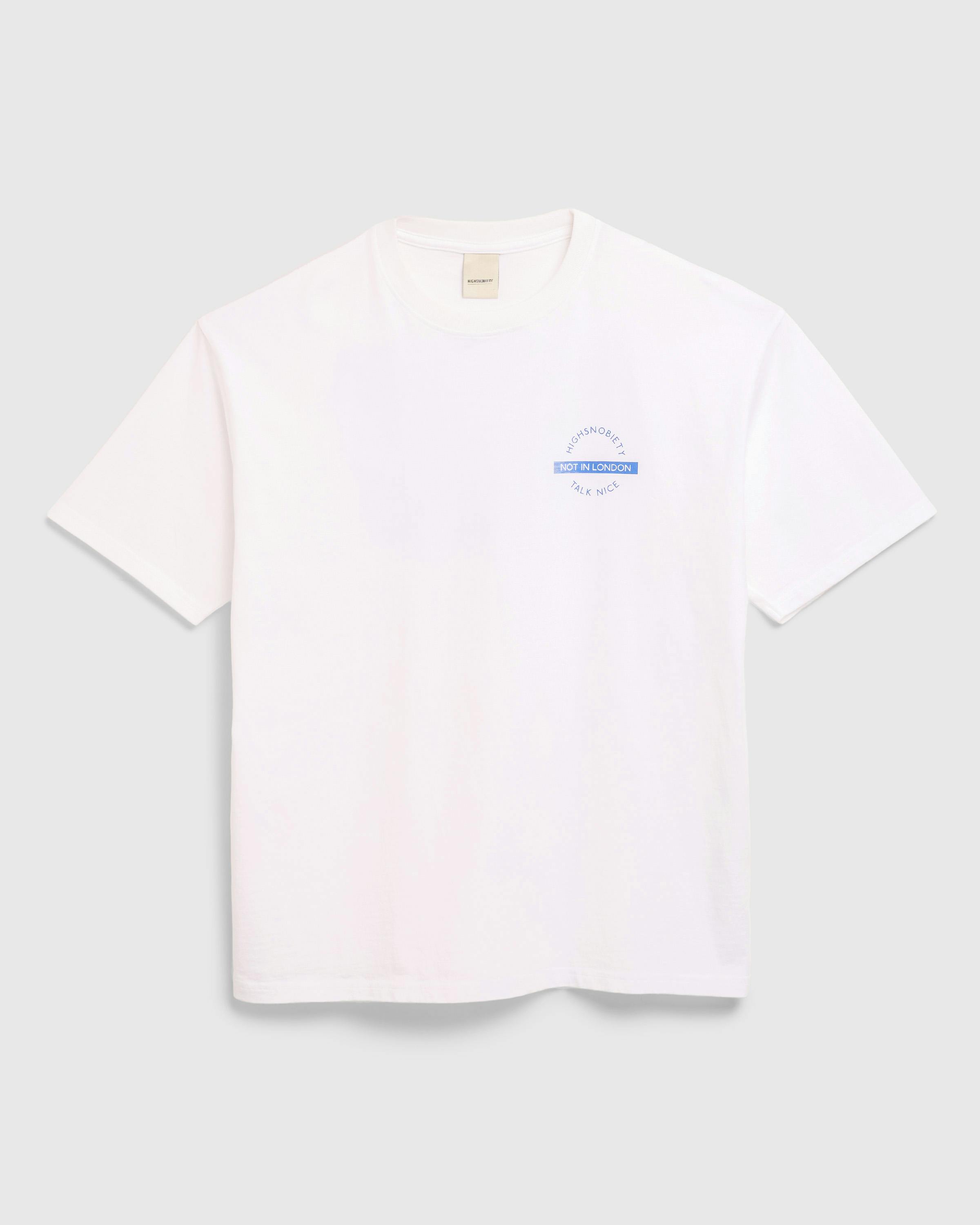 Luca Fabry x Central Saint Martins x Highsnobiety – Transport T-Shirt - Tees - White - Image 2