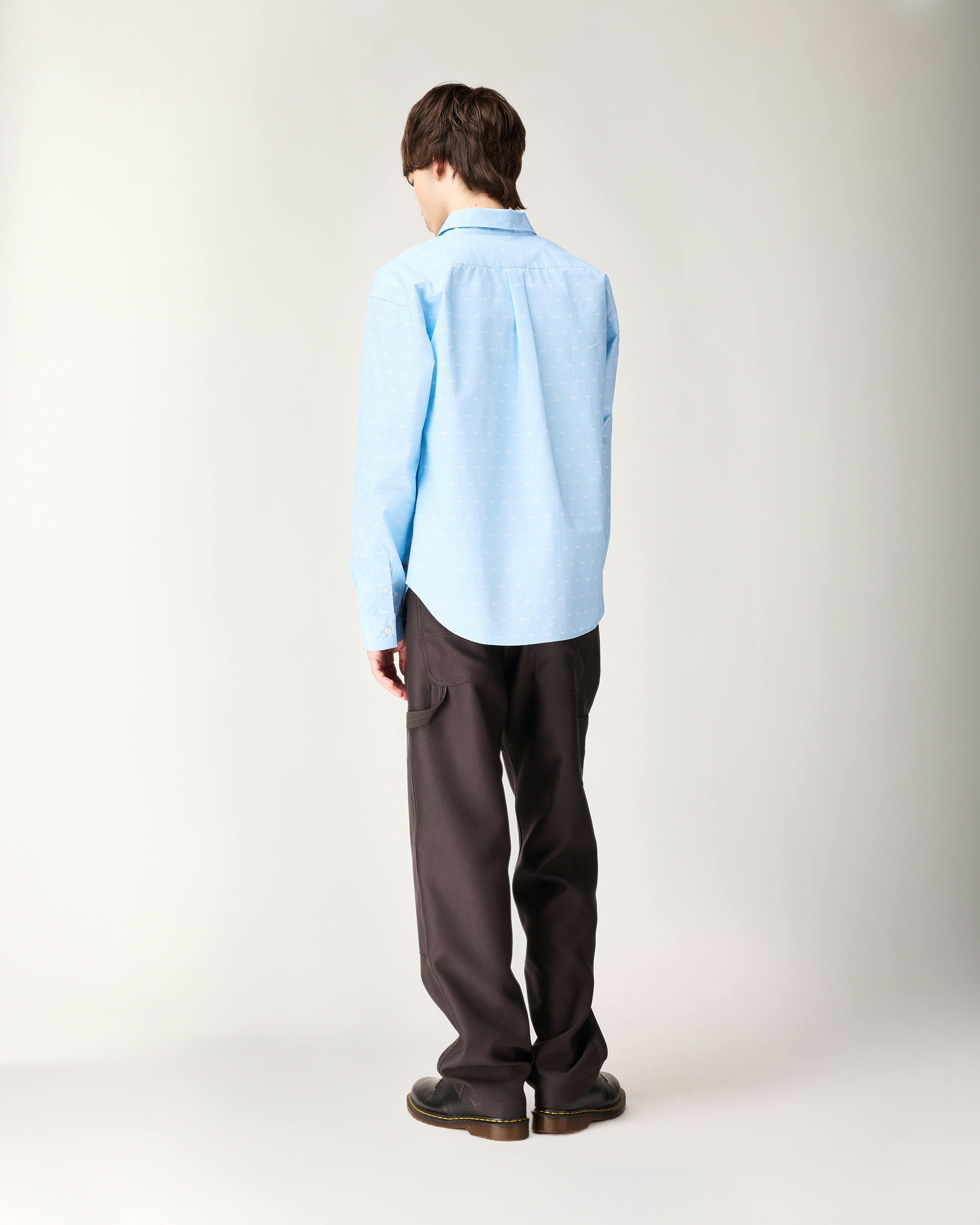 Highsnobiety – Button-Down Shirt - Longsleeves - Light Blue - Image 4