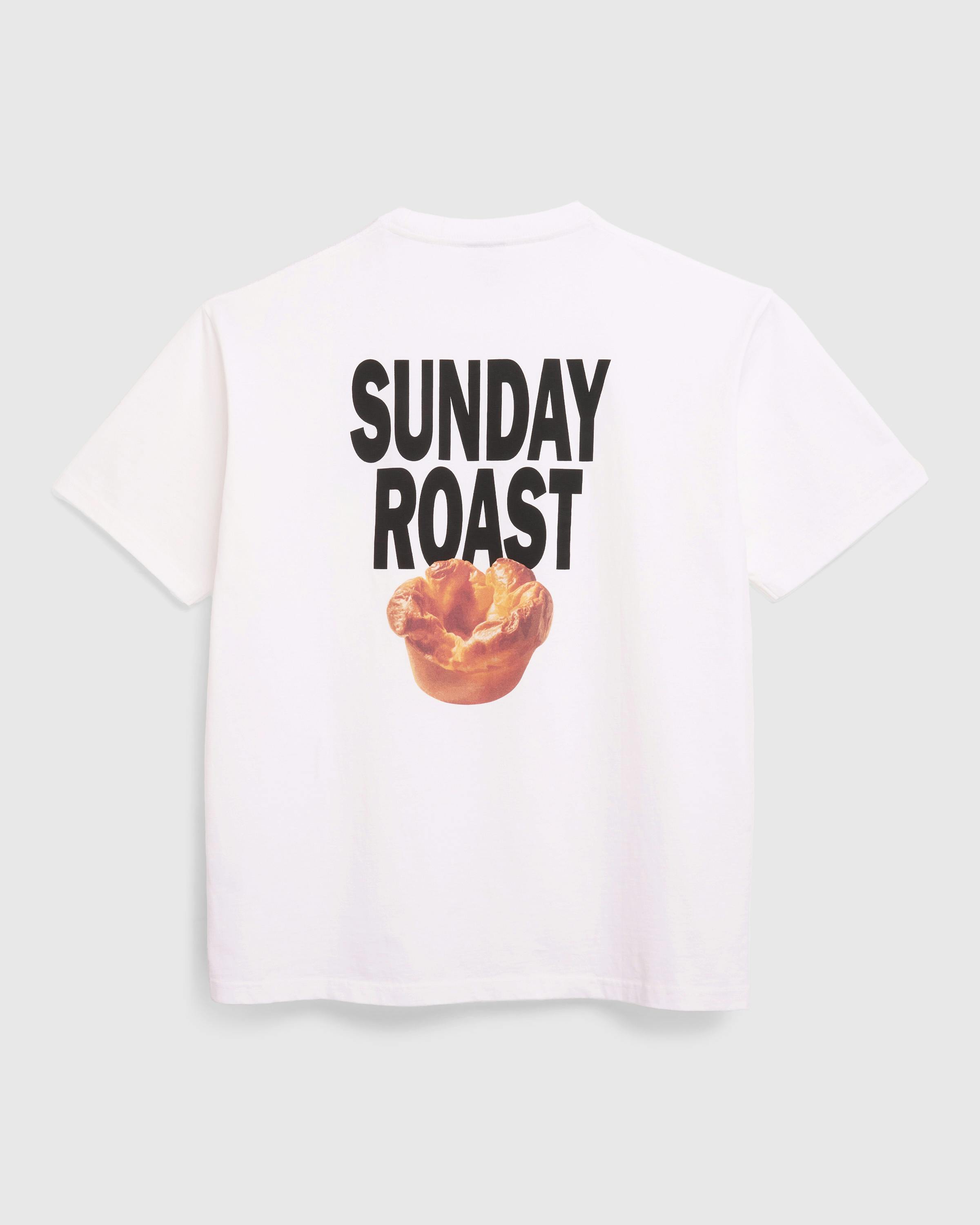 Highsnobiety – Sunday Roast T–Shirt - Tees - White - Image 1