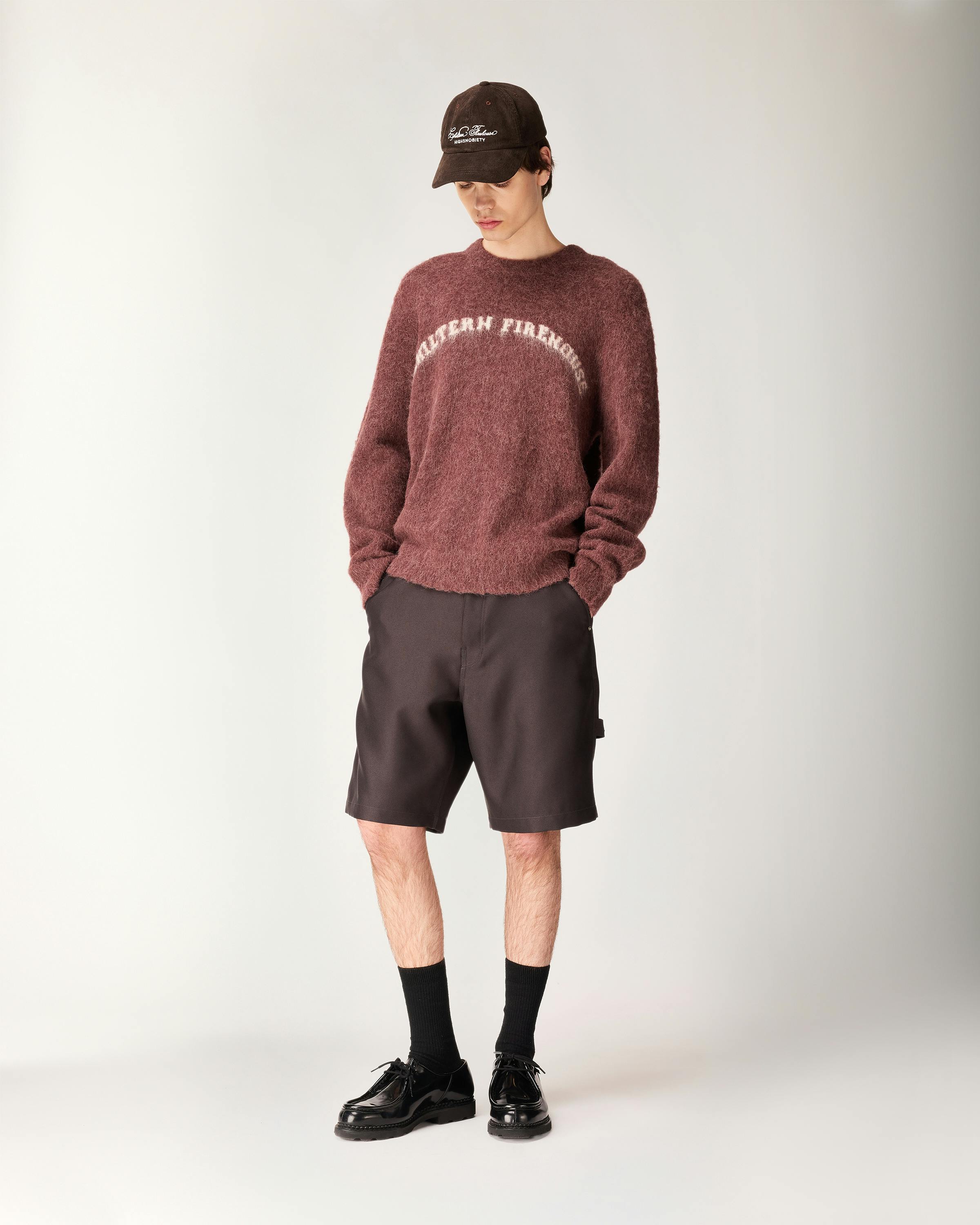 Chiltern Firehouse x Highsnobiety – Mohair Sweater - Crewnecks - Brown - Image 3