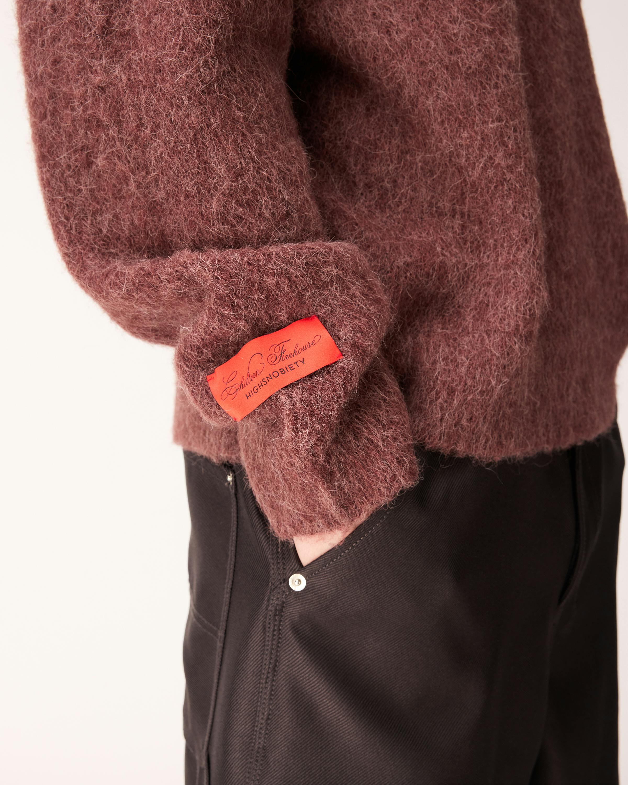 Chiltern Firehouse x Highsnobiety – Mohair Sweater - Crewnecks - Brown - Image 7