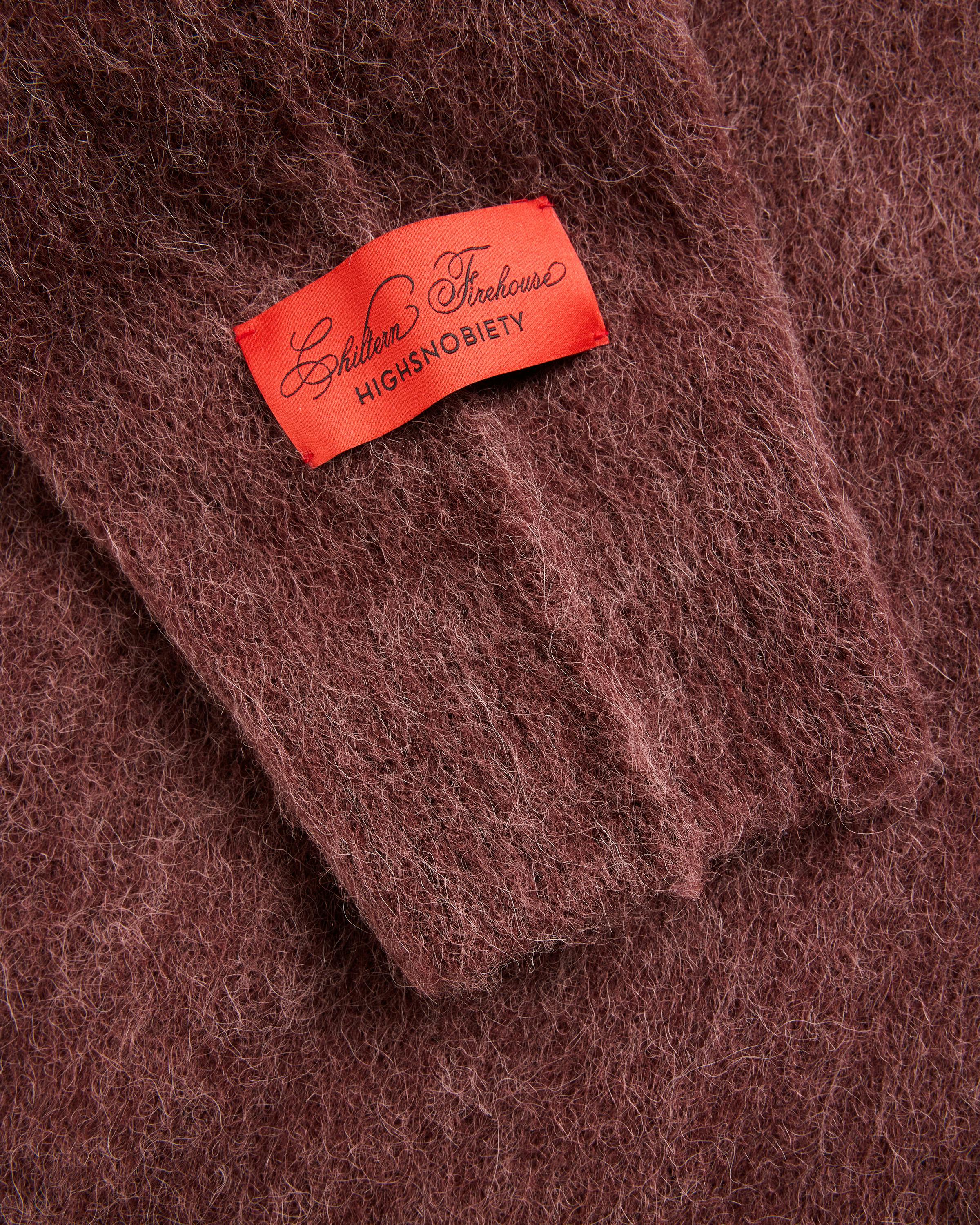 Chiltern Firehouse x Highsnobiety – Mohair Sweater - Crewnecks - Brown - Image 6