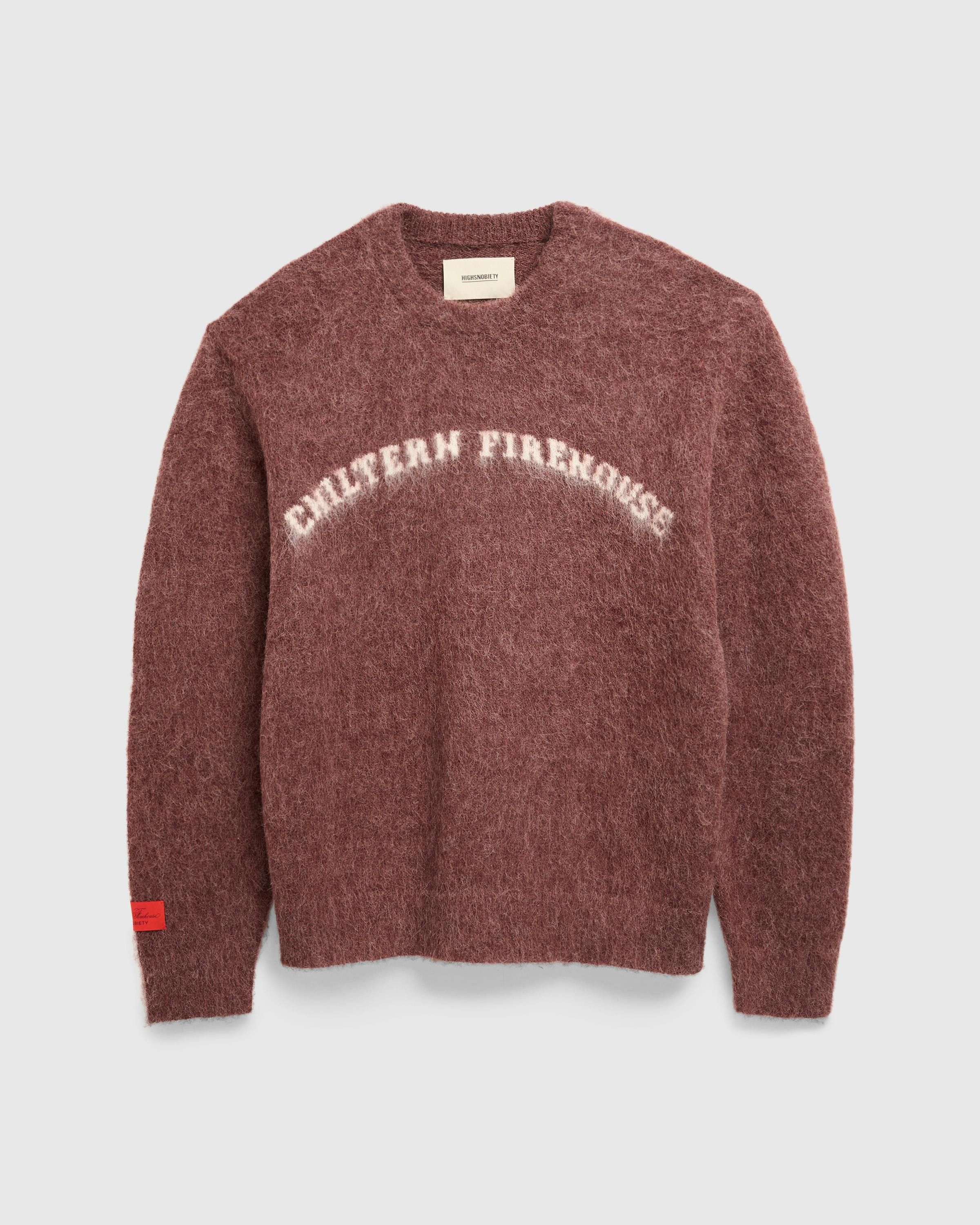 Chiltern Firehouse x Highsnobiety – Mohair Sweater - Crewnecks - Brown - Image 1