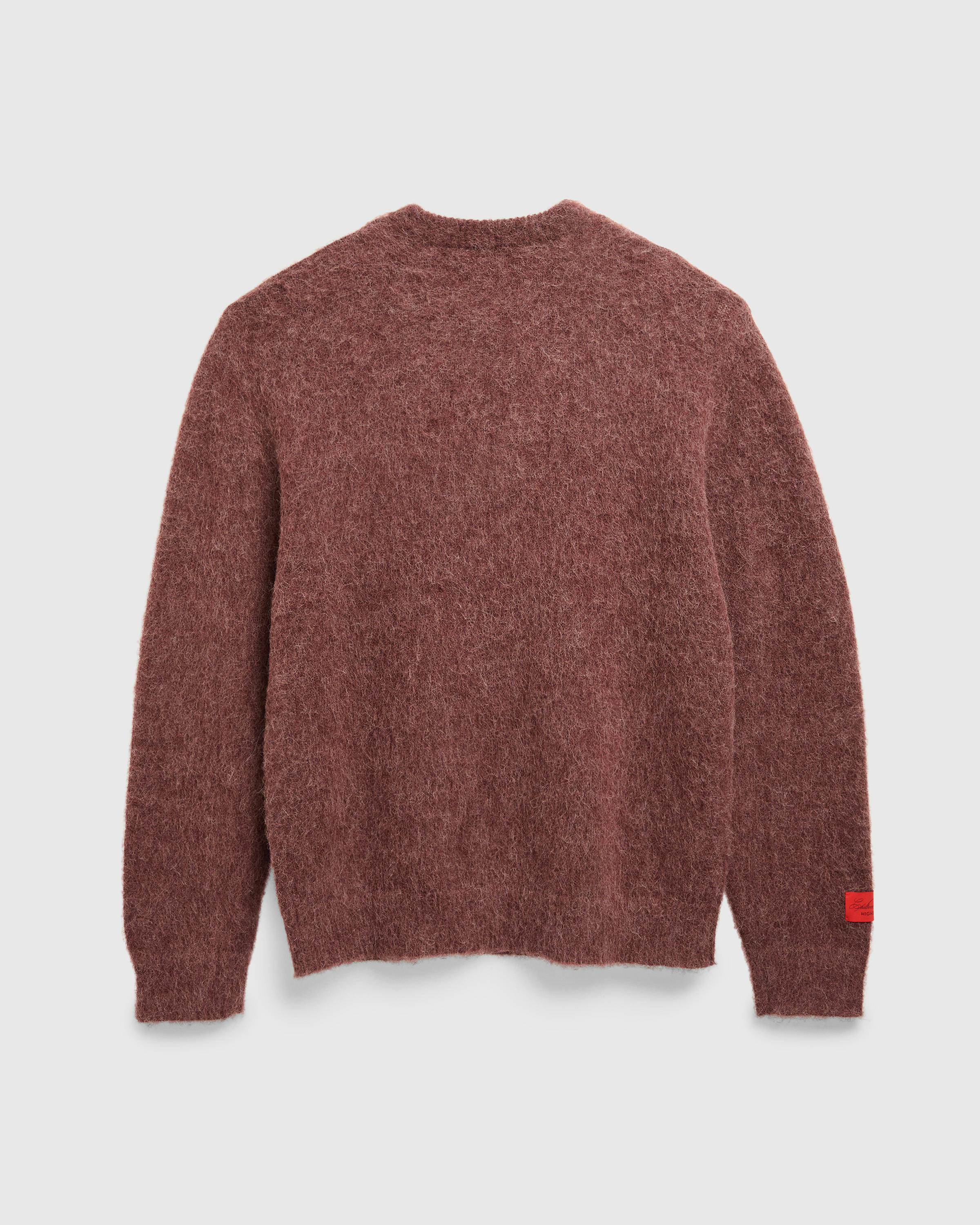 Chiltern Firehouse x Highsnobiety – Mohair Sweater - Crewnecks - Brown - Image 2