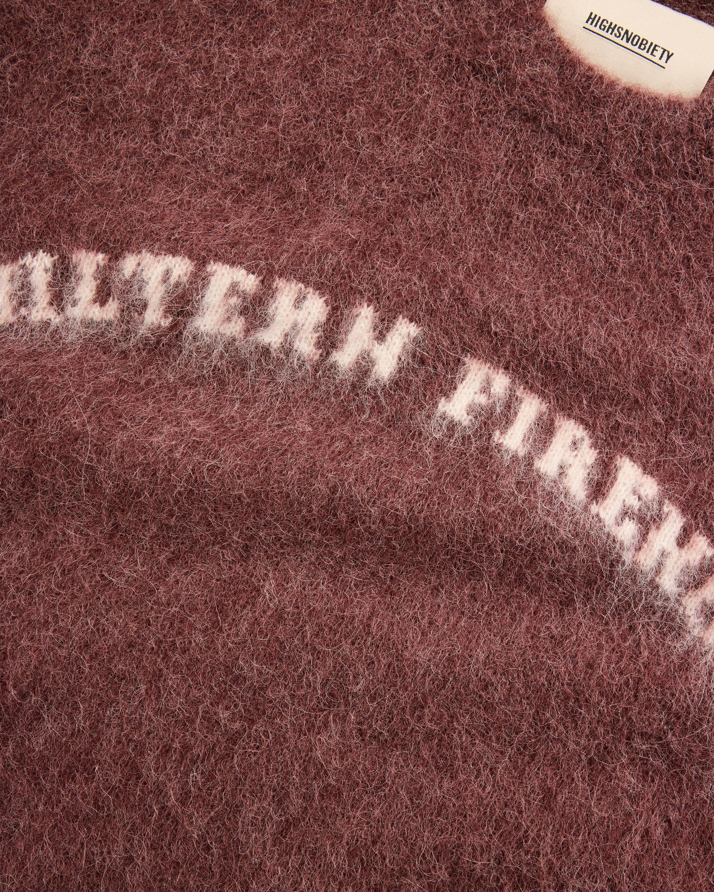 Chiltern Firehouse x Highsnobiety – Mohair Sweater - Crewnecks - Brown - Image 5