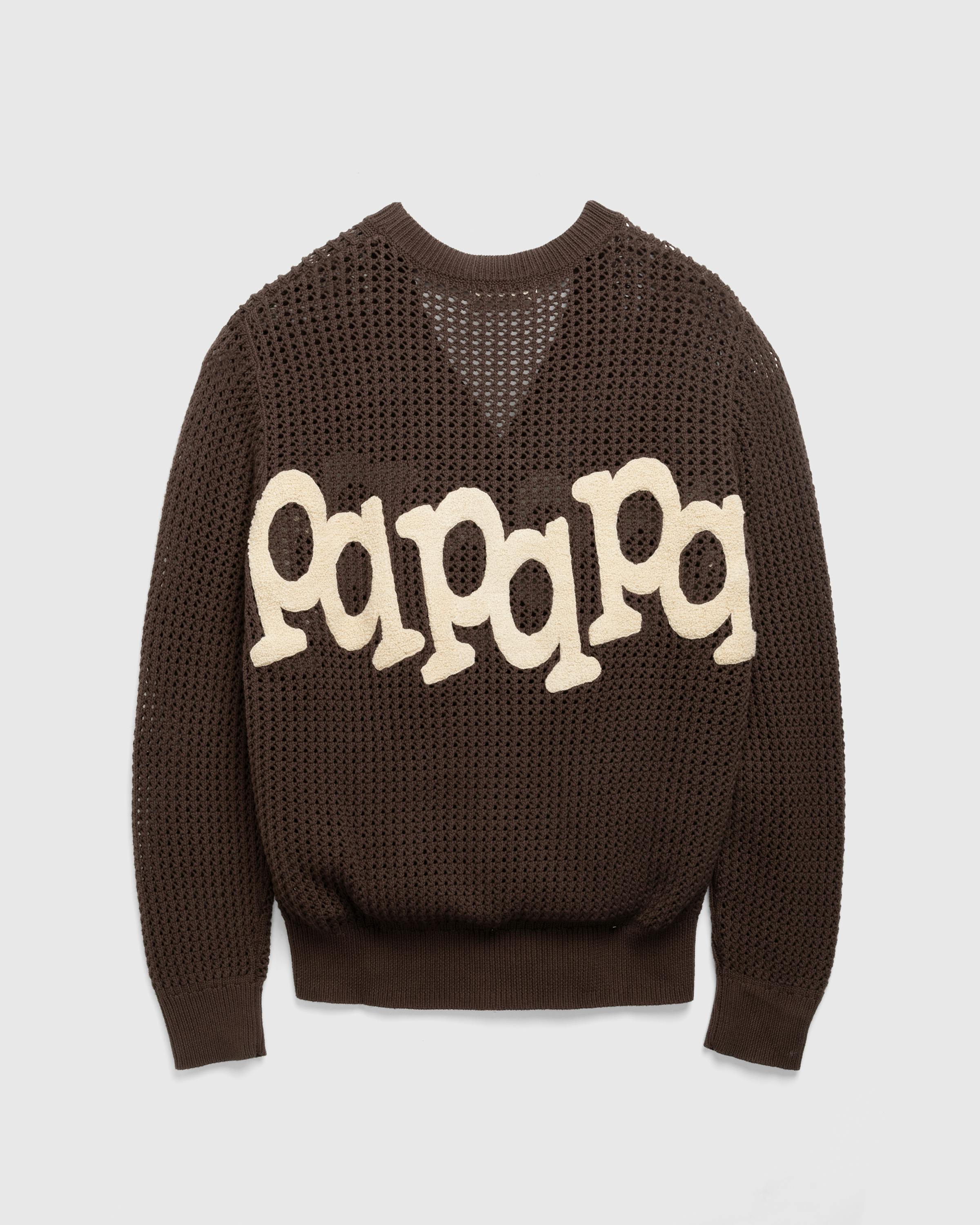 Museum of Peace & Quiet – Etched Crochet Cardigan - Cardigans - Brown - Image 2