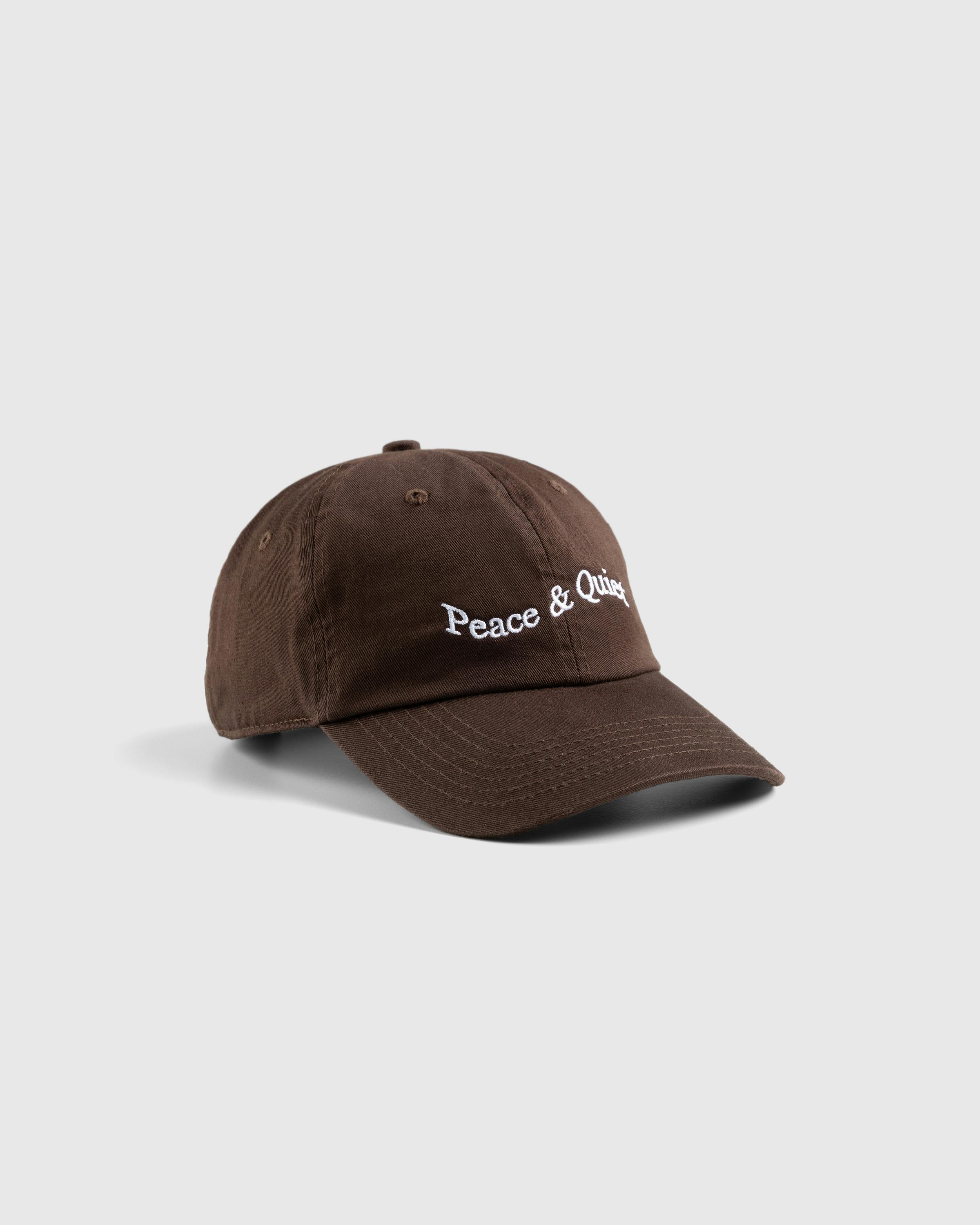 Museum of Peace & Quiet – Wordmark Dad Hat - Caps - Brown - Image 1