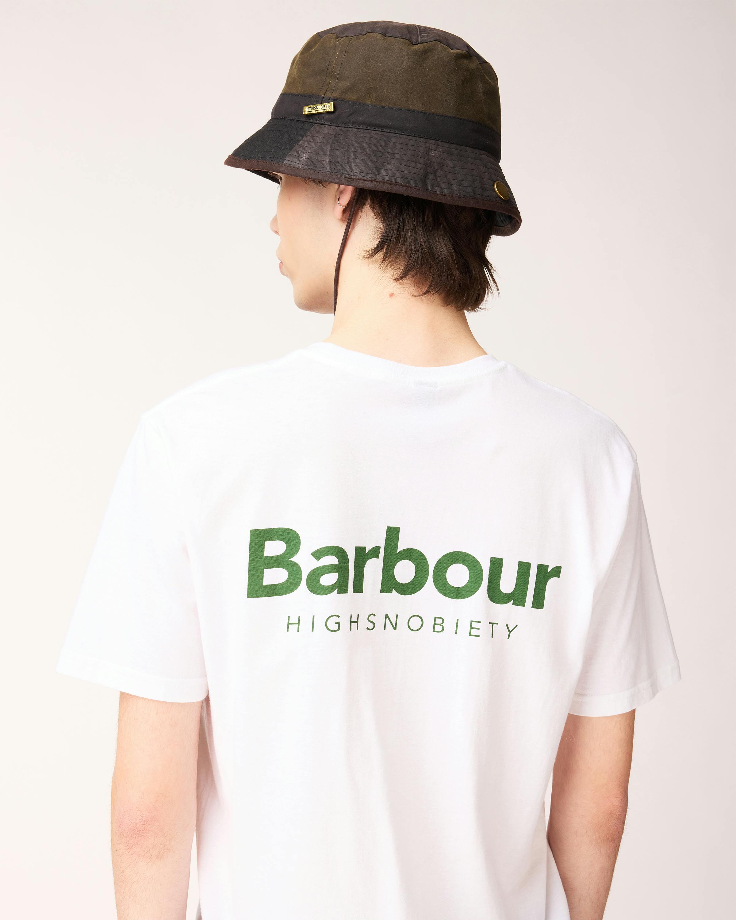 Barbour x Highsnobiety – Logo T-Shirt - Tees - White - Image 5