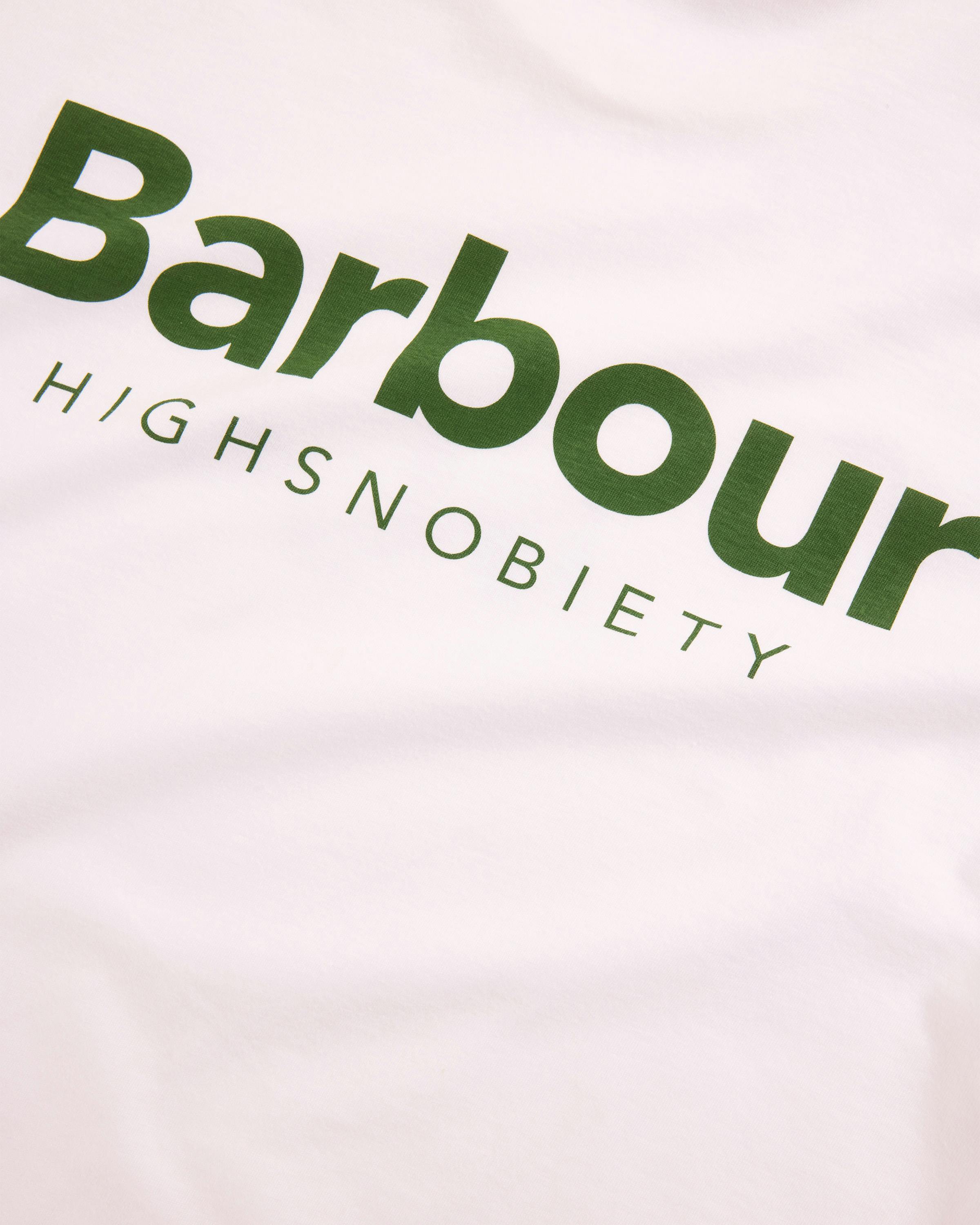 Barbour x Highsnobiety – Logo T-Shirt - Tees - White - Image 7