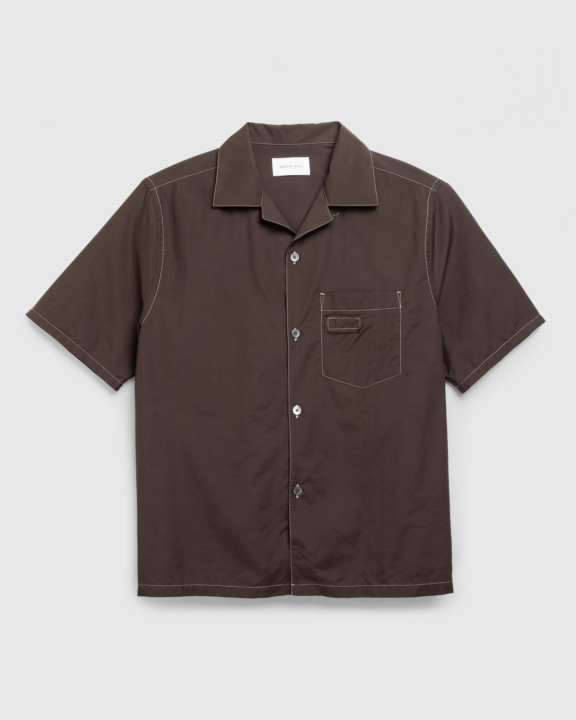 Berner Kuehl – Sky Shirt Tech - Longsleeve Shirts - Brown - Image 1