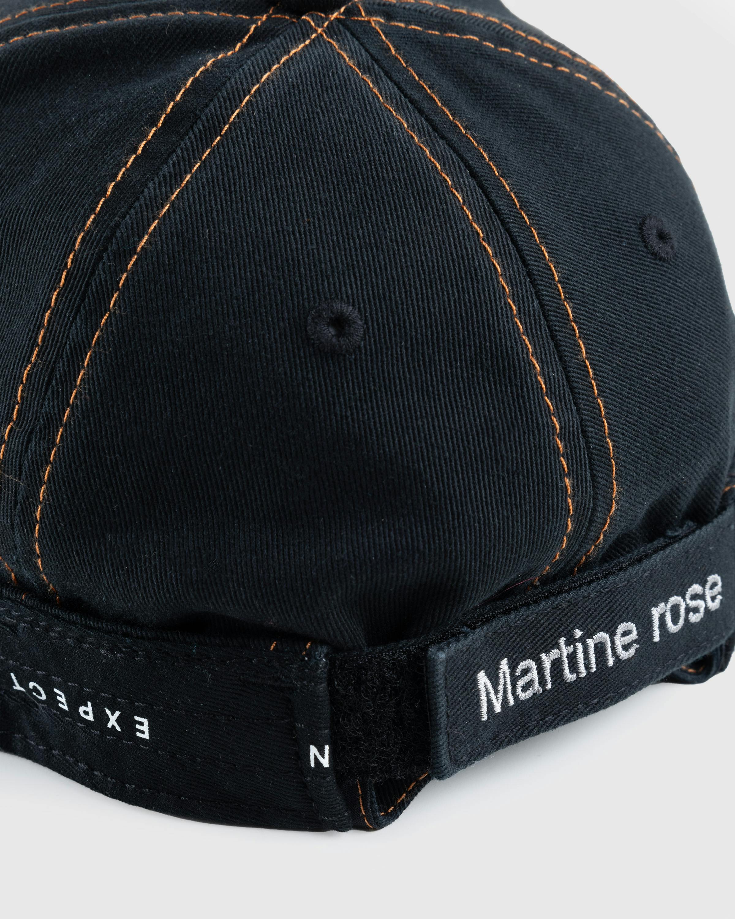 Martine Rose – Roll Back Cap - Caps - Black - Image 5