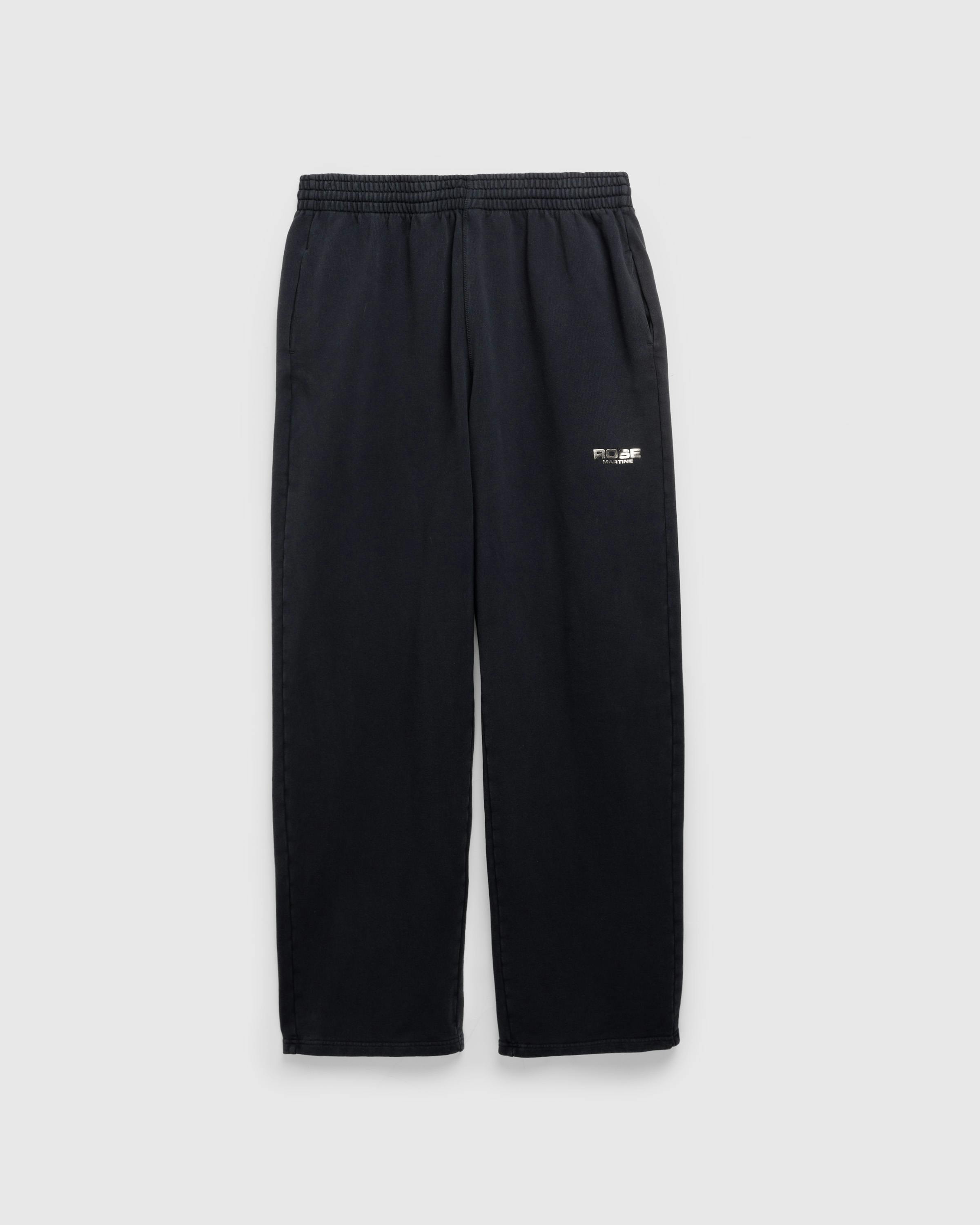 Martine Rose – Wide Leg Sweatpant - Sweatpants - Black - Image 1