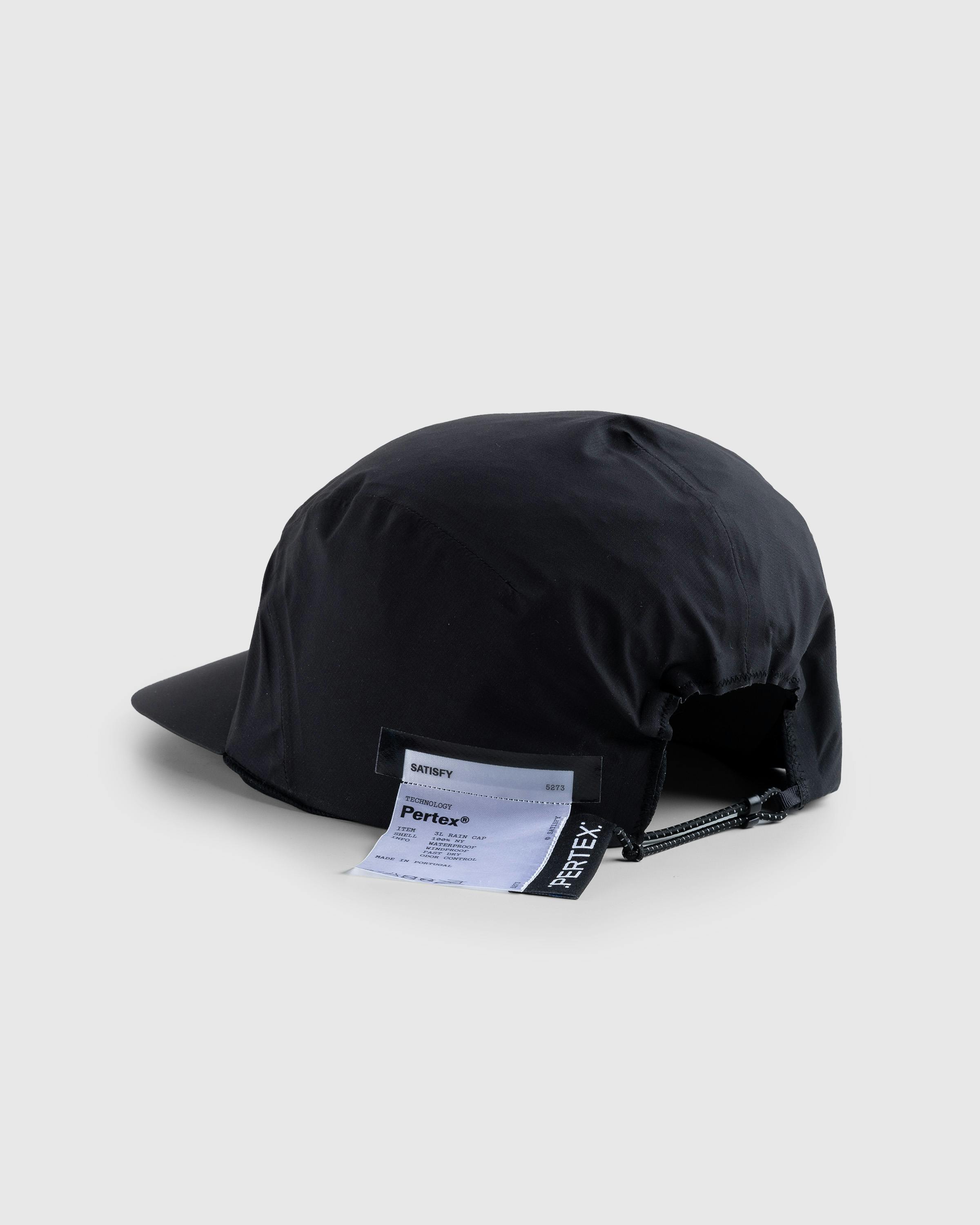 Satisfy – Pertex 3L Trail Cap - Caps - Black - Image 3