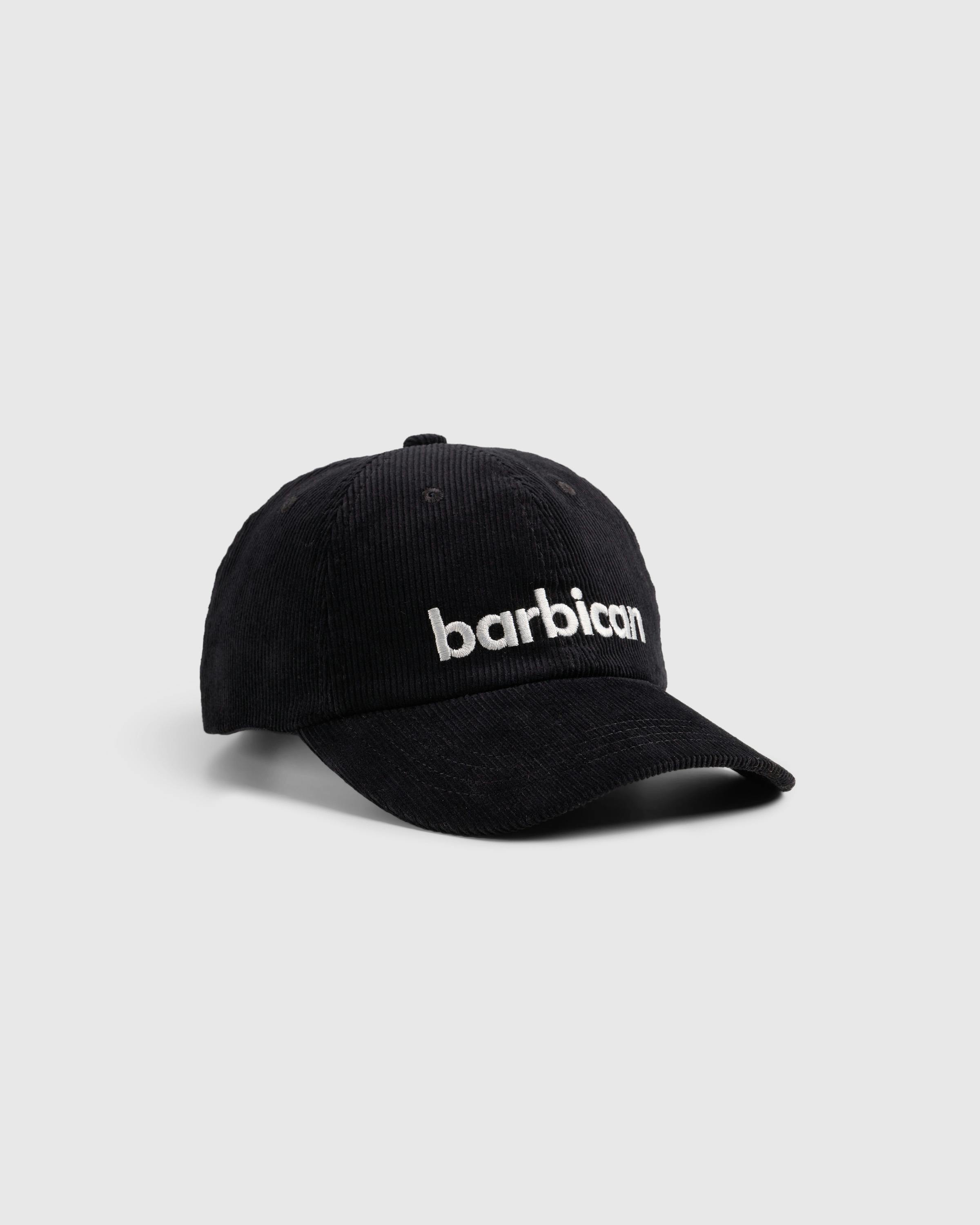 Barbican x Highsnobiety – Corduroy Cap - Caps - Black - Image 1