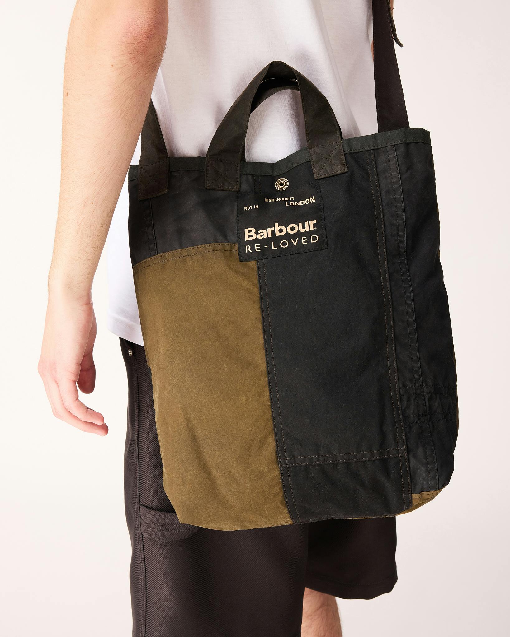 Barbour x Highsnobiety – Re-Loved Tote Bag - Tote Bags - Multi - Image 3