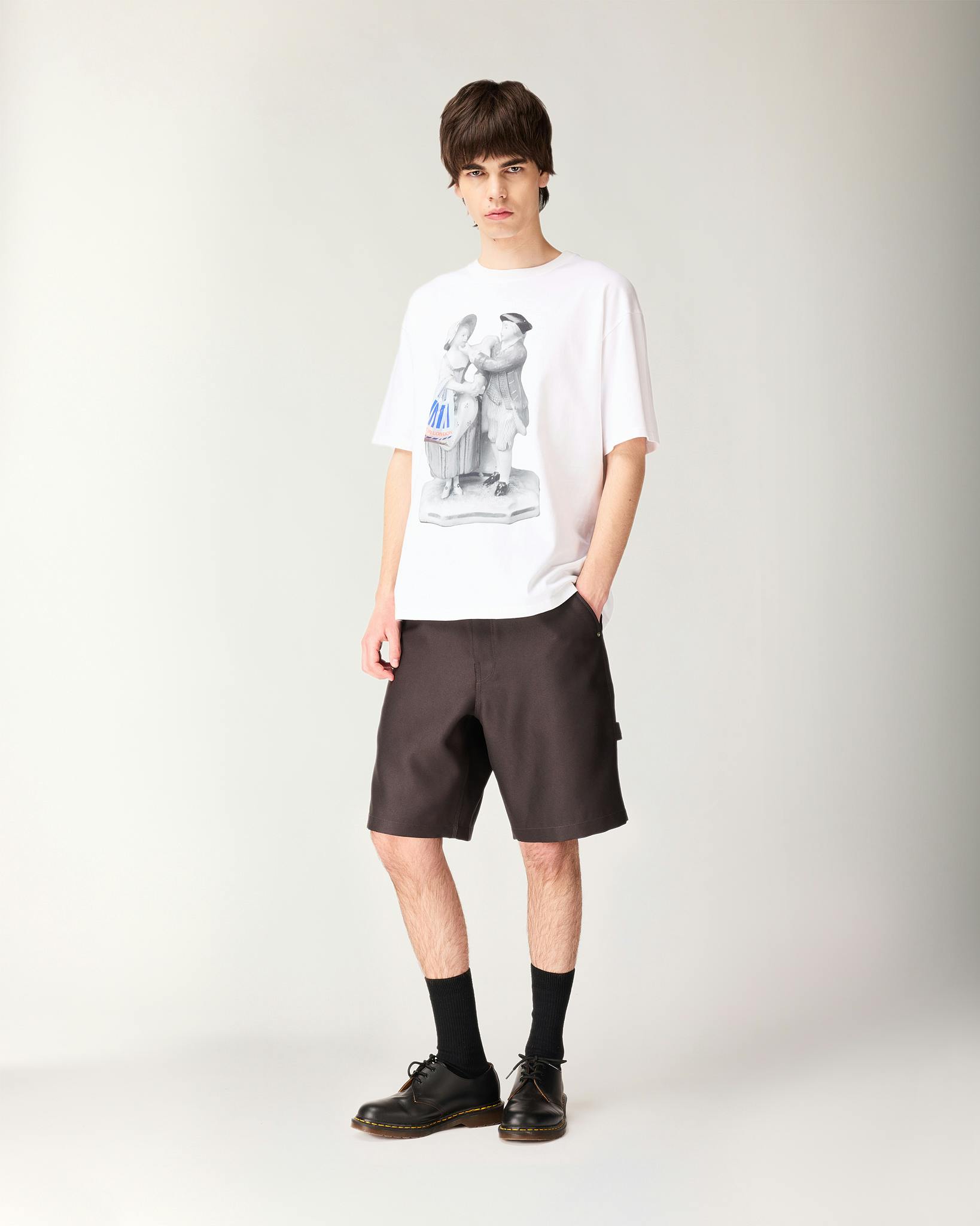 Alvaro Azkue x Central Saint Martins x Highsnobiety – Ornament T-Shirt - Tees - White - Image 3