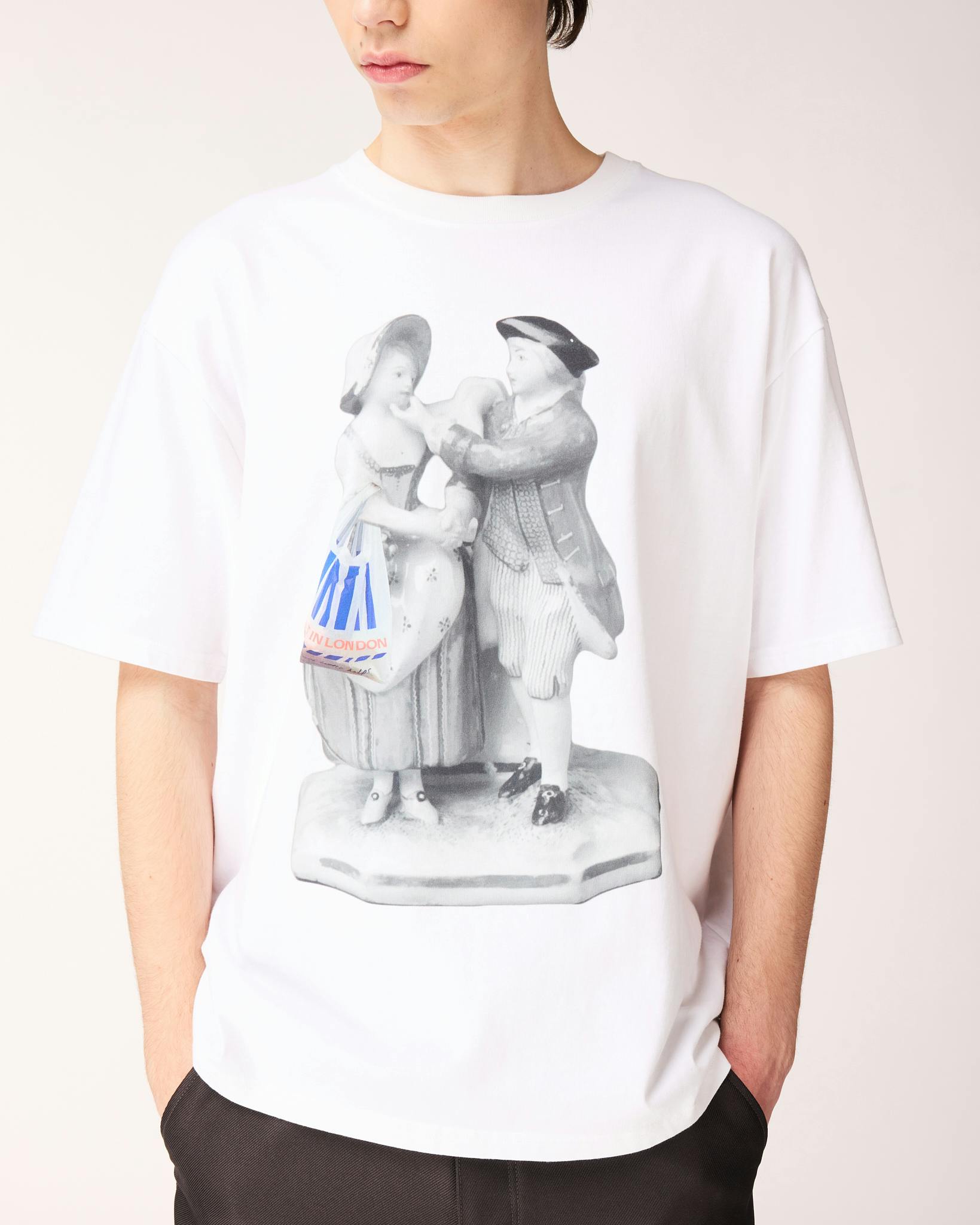 Alvaro Azkue x Central Saint Martins x Highsnobiety – Ornament T-Shirt - Tees - White - Image 4