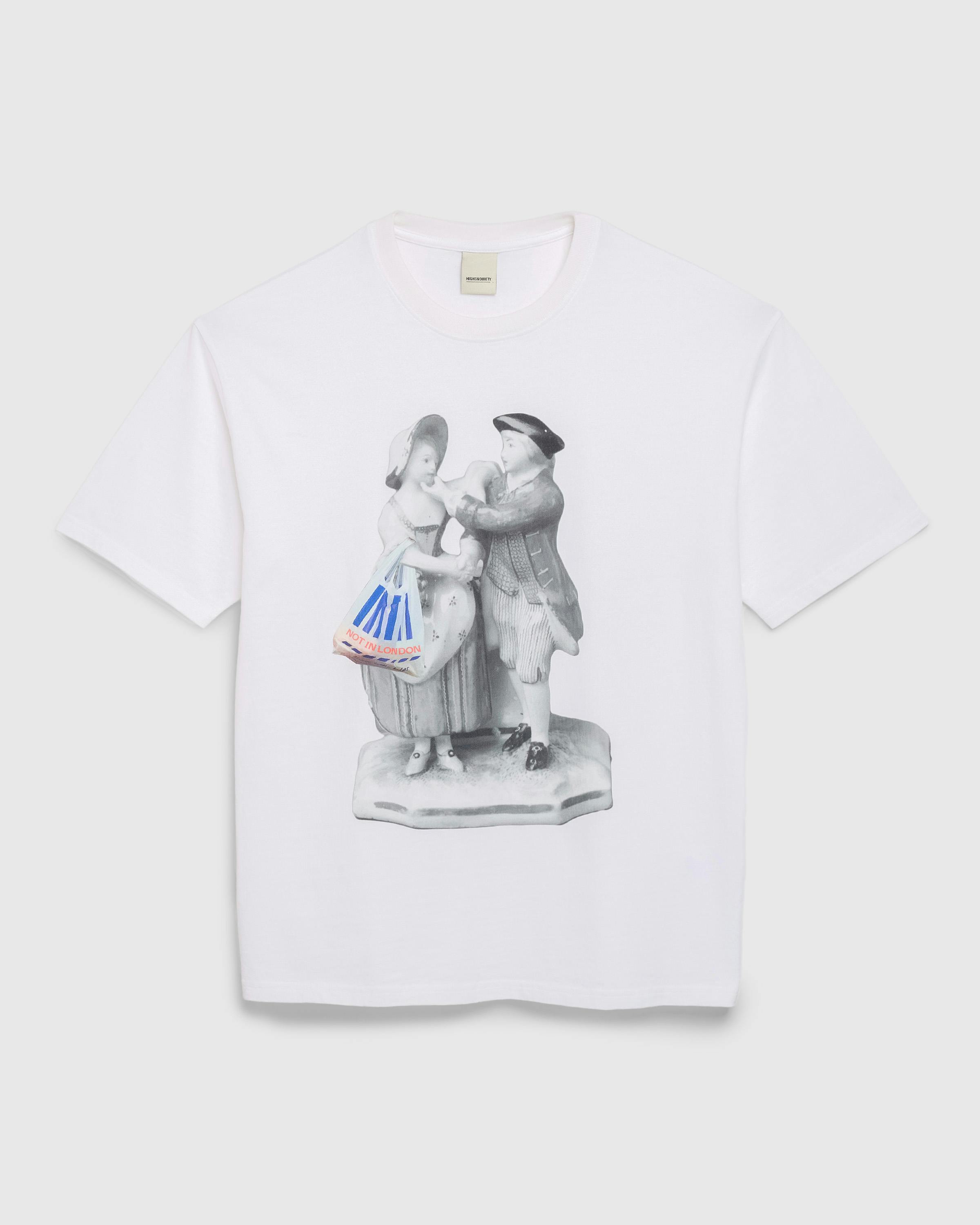 Alvaro Azkue x Central Saint Martins x Highsnobiety – Ornament T-Shirt - Tees - White - Image 1