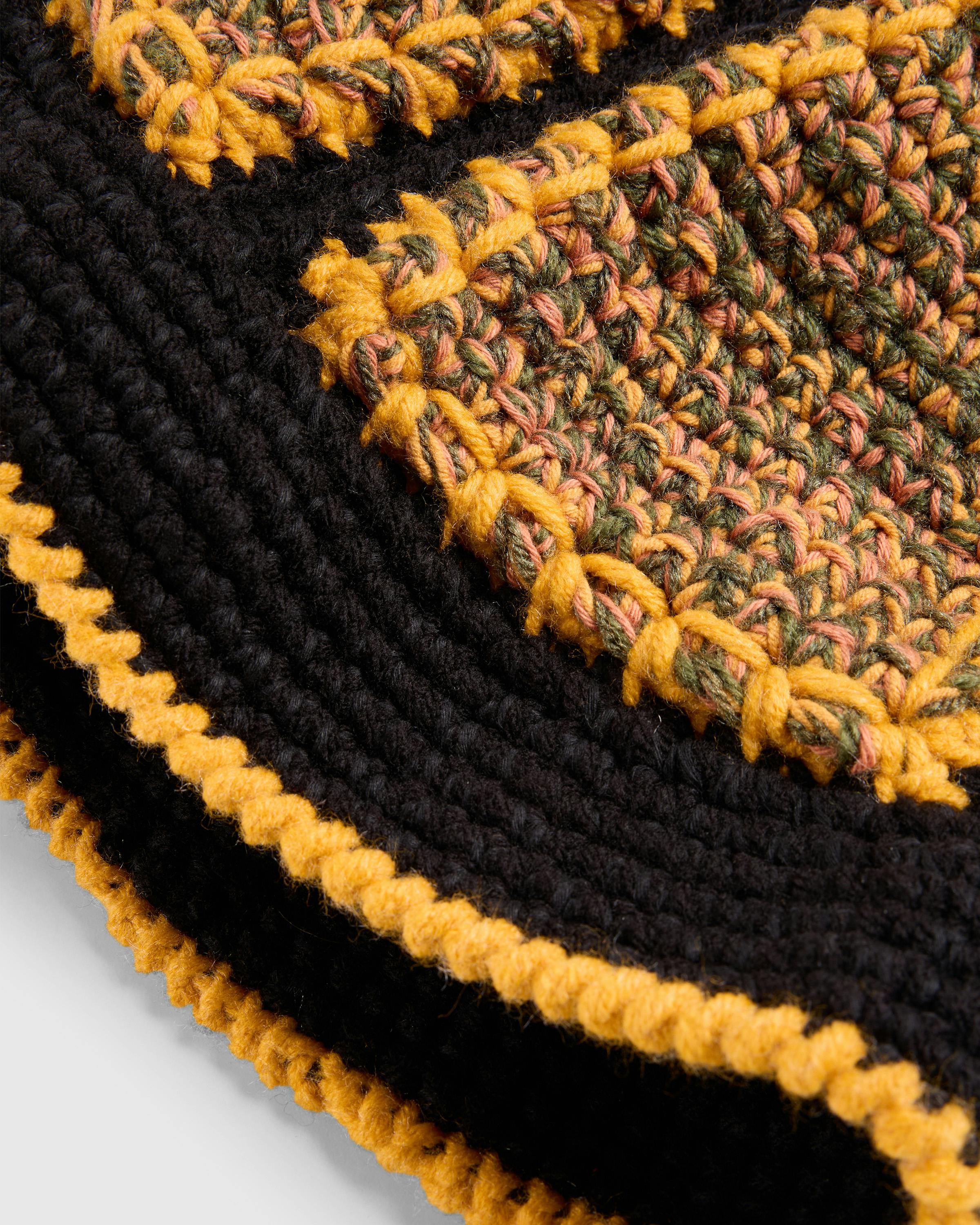 Nicholas Daley x Highsnobiety – Hand Crochet Bucket Hat - Bucket Hats - Black - Image 2