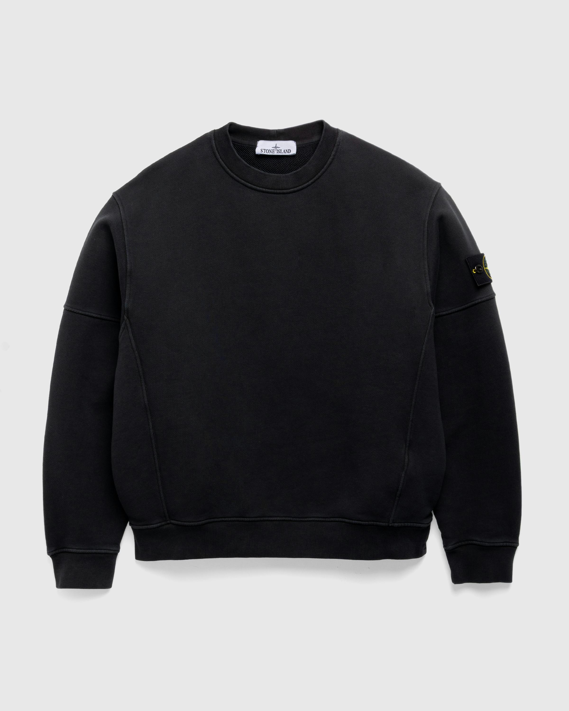 Stone Island – Crewneck Sweatshirt - Sweatshirts - Black - Image 1