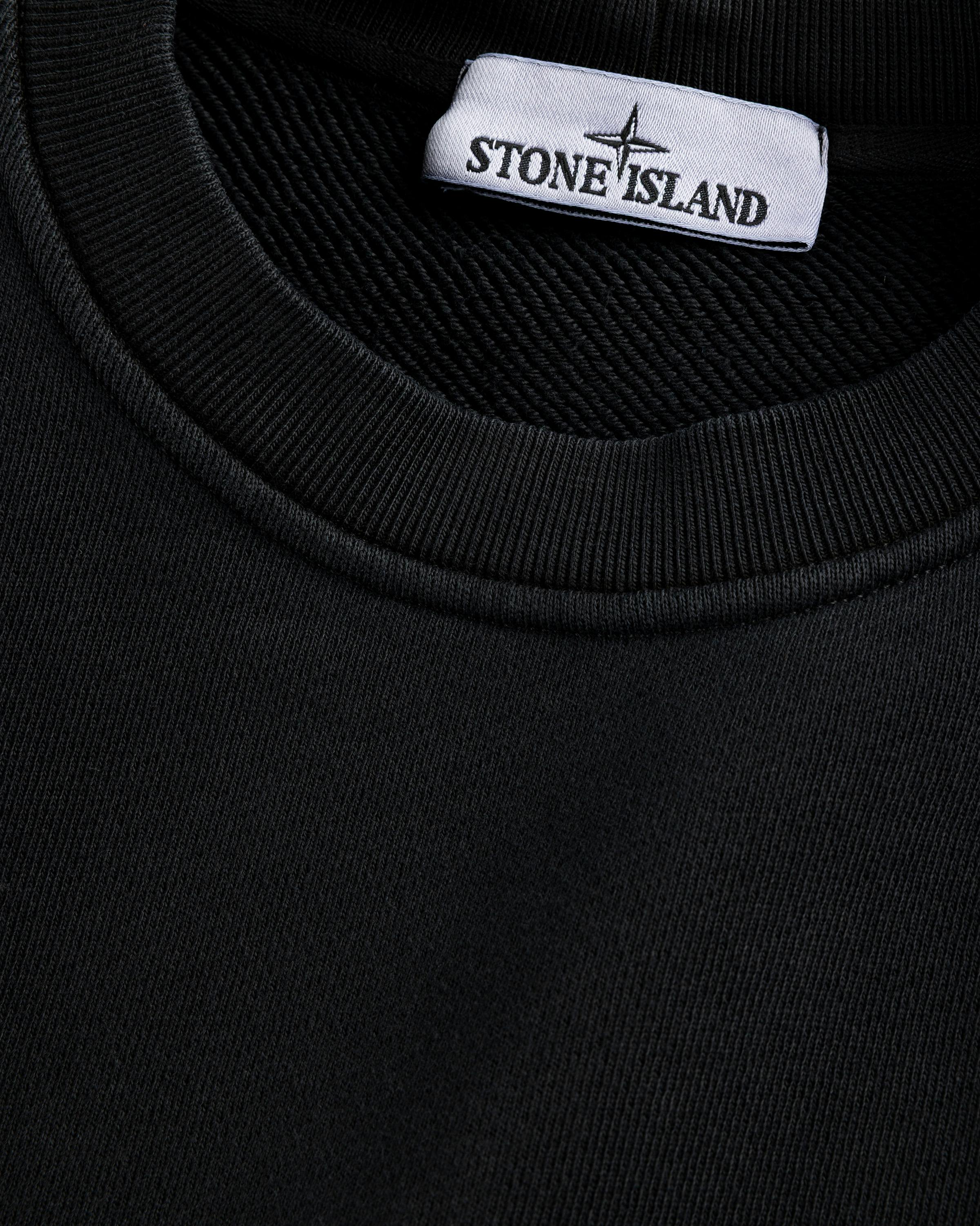 Stone Island – Crewneck Sweatshirt - Sweatshirts - Black - Image 3